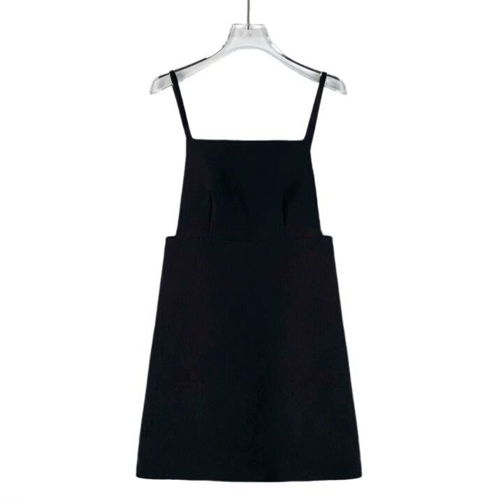 Prada Prada Black Wool Sling Dress Size XS / US 0-2 / IT 36-38 - 1 Thumbnail