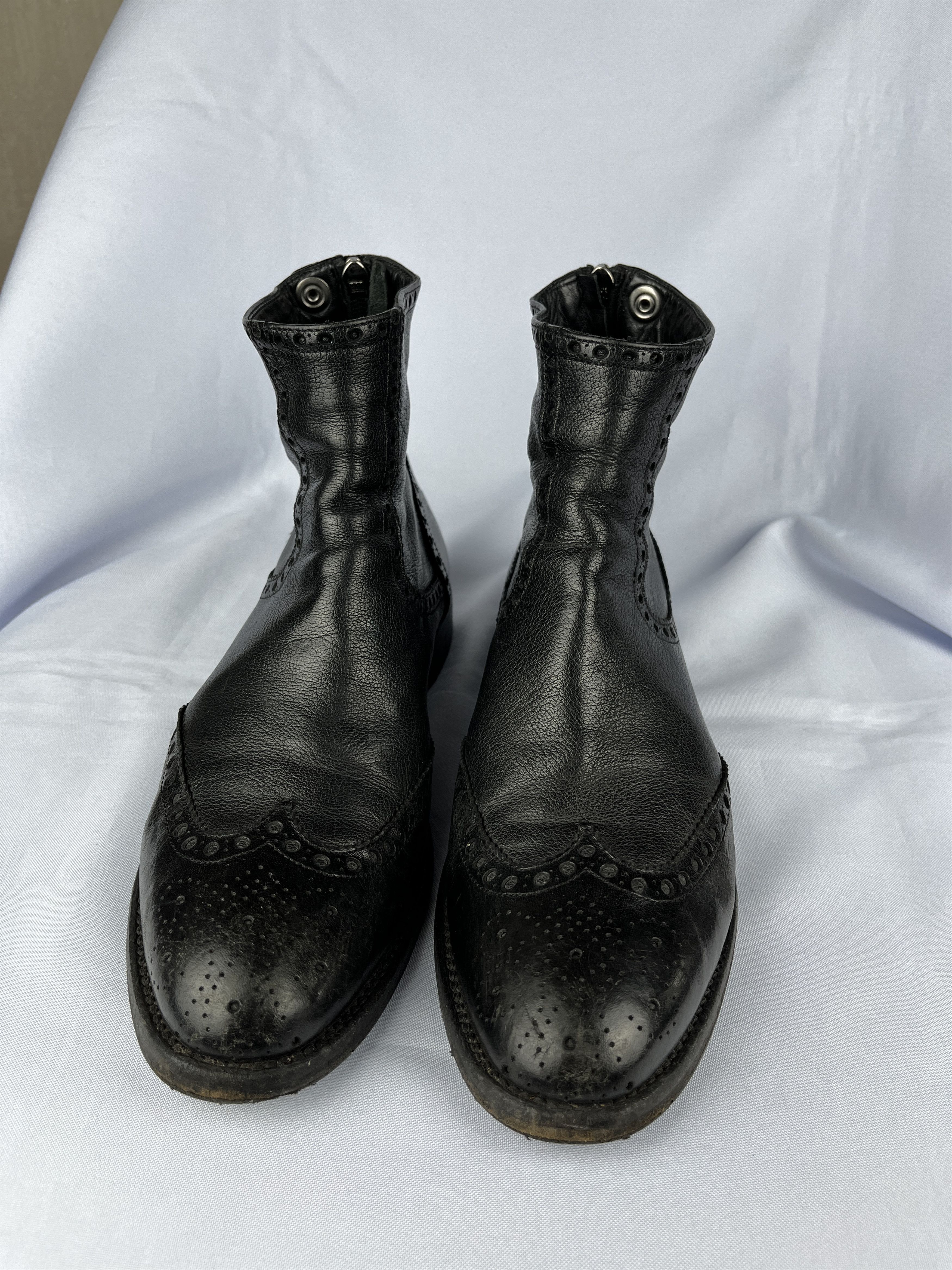 Alberto Fasciani × Leather Alberto Fasciani Ankle Zip Leather Boots Size 39.5 UK 5.5 Size US 6.5 / EU 39-40 - 3 Thumbnail