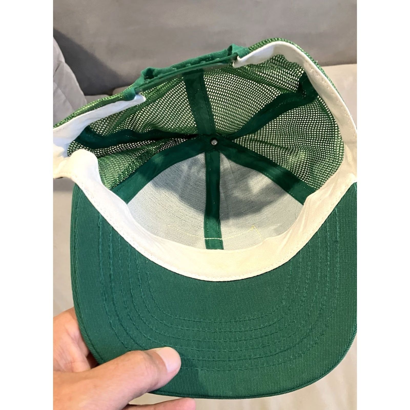 Vintage VINTAGE KOOL Trucker Snap Back Baseball Cap / Hat Men One Size Green Baseball Cap Hats Men Size ONE SIZE - 3 Thumbnail