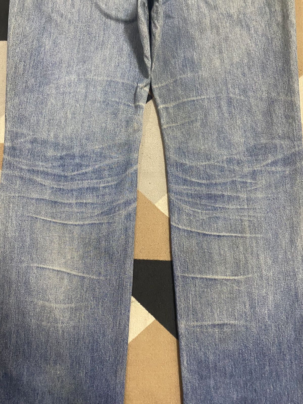 Big John Vintage Big John Gl Heart Distressed Denim Baggy Jeans Size US 37 - 7 Thumbnail