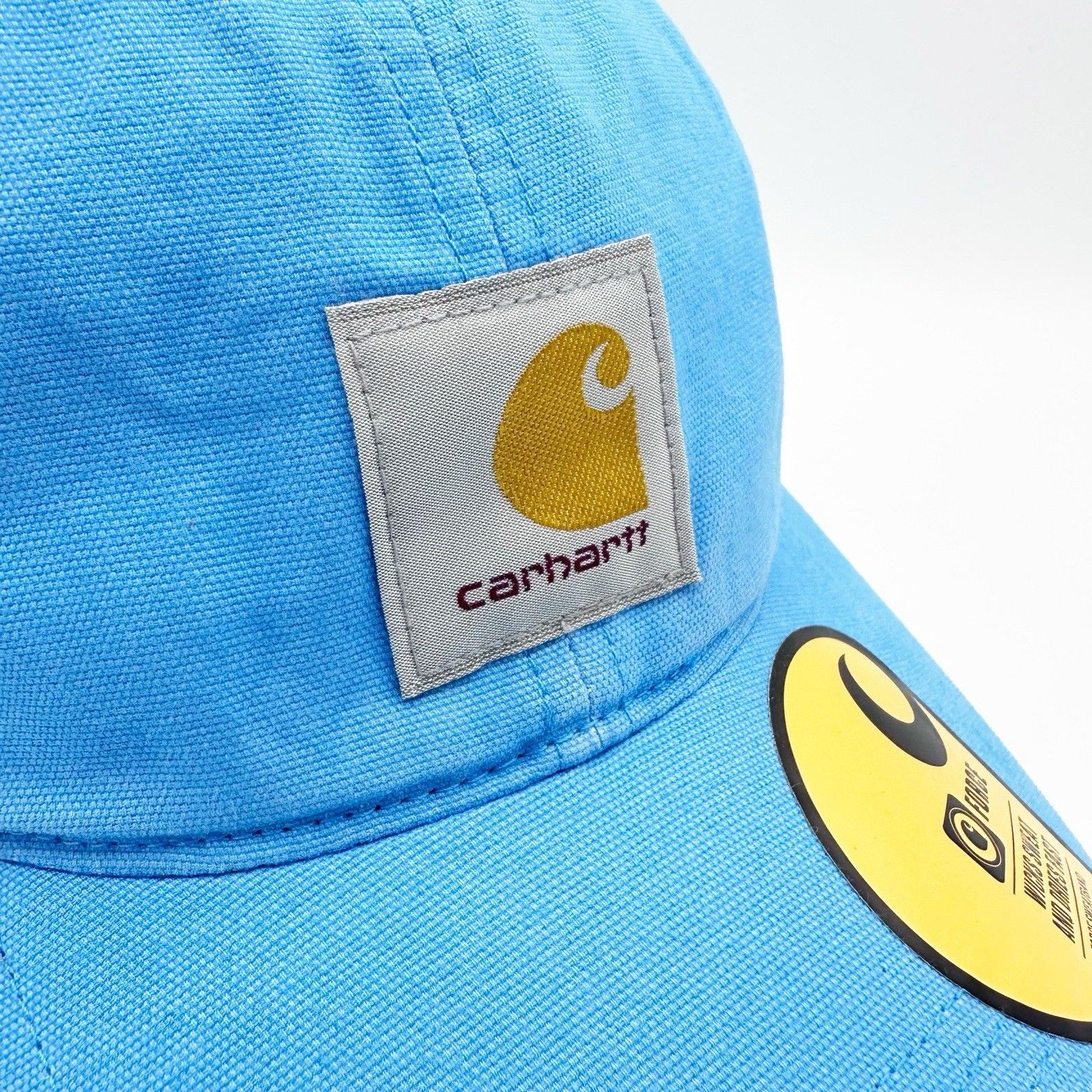 Carhartt New CARHARTT Force Canvas Mesh Back Hat Sky Blue Front Patch Size ONE SIZE - 3 Thumbnail