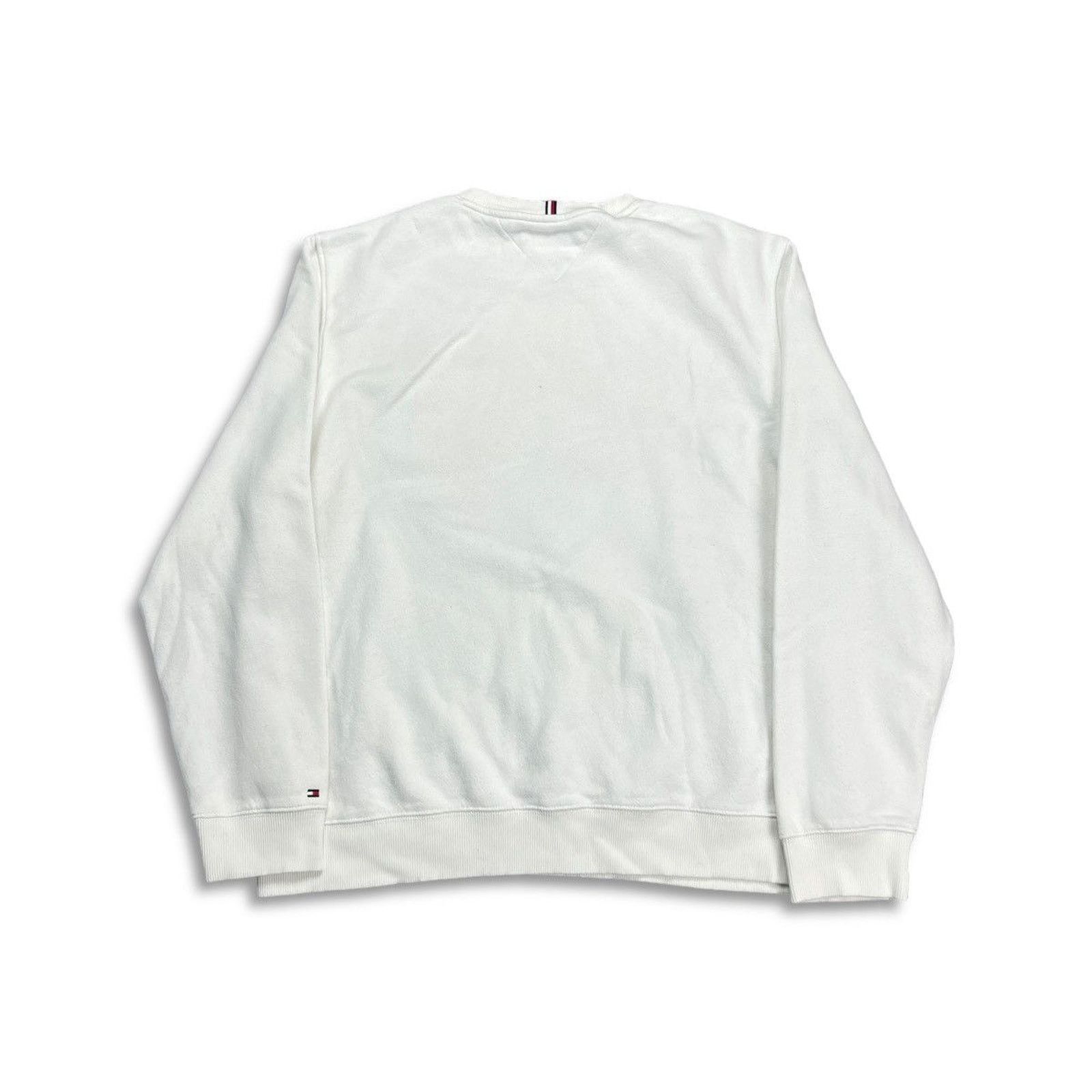 Tommy Hilfiger × Vintage Tommy Hilfiger Sweatshirt Tommy Flag Fleece Pullover Crew Size US XL / EU 56 / 4 - 3 Thumbnail
