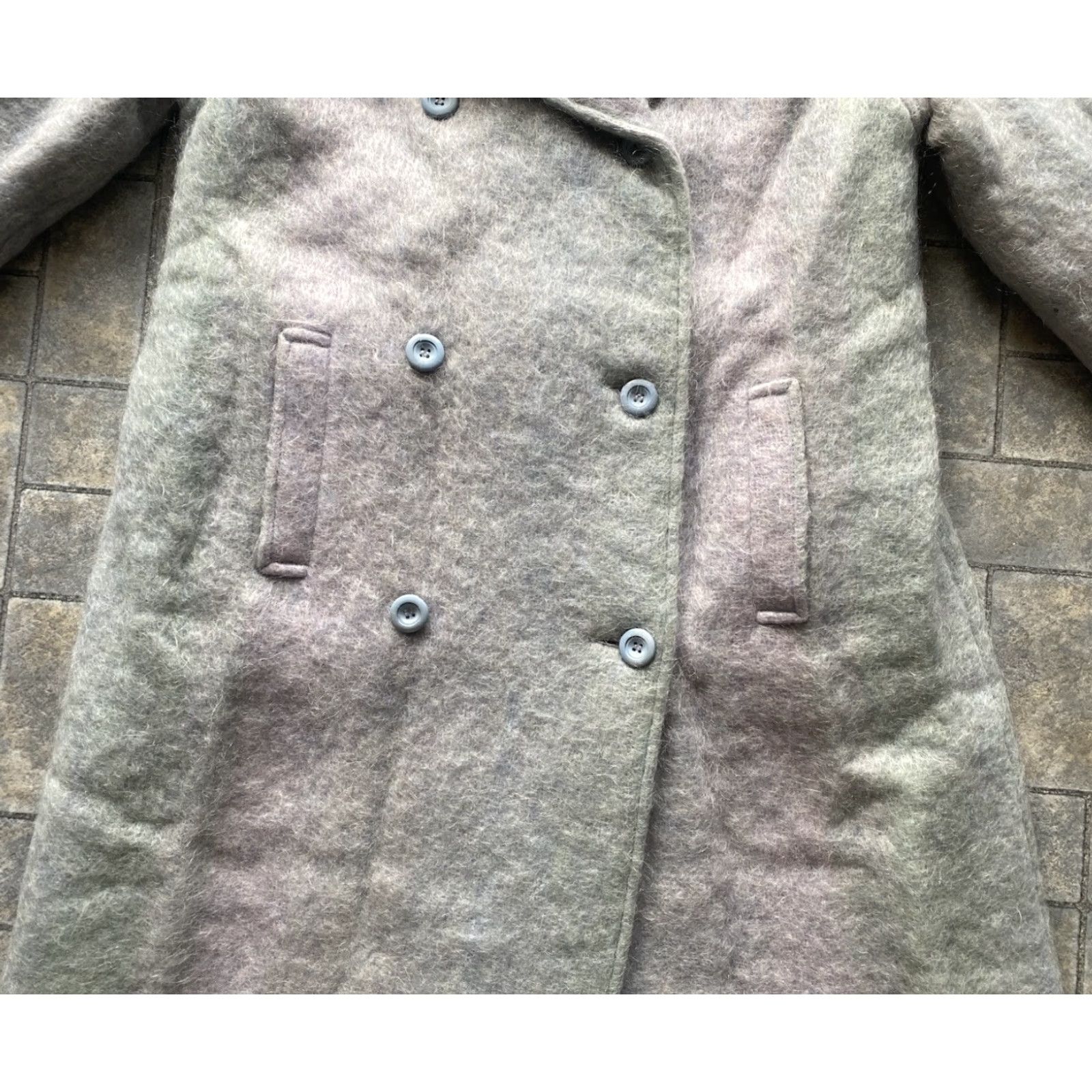 Vintage Avoca Handweavers Women’s Size Medium Coat Mohair Wool Nylon Made In Ireland Womens Size M / US 6-8 / IT 42-44 - 3 Thumbnail