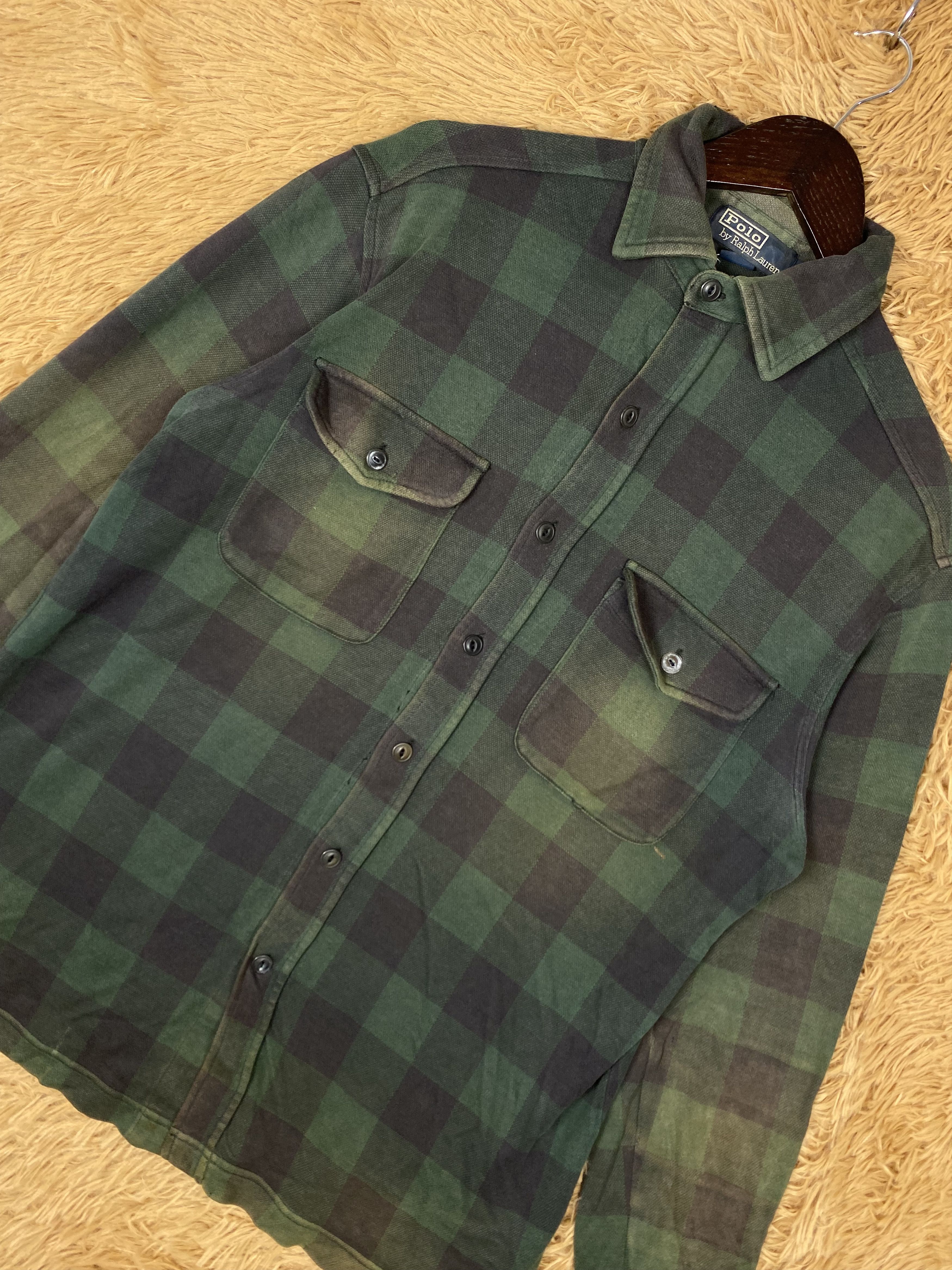 Polo Ralph Lauren Vintage Polo Ralph Lauren Button Up Flannel Shirts DJ0505 Size US M / EU 48-50 / 2 - 2 Thumbnail
