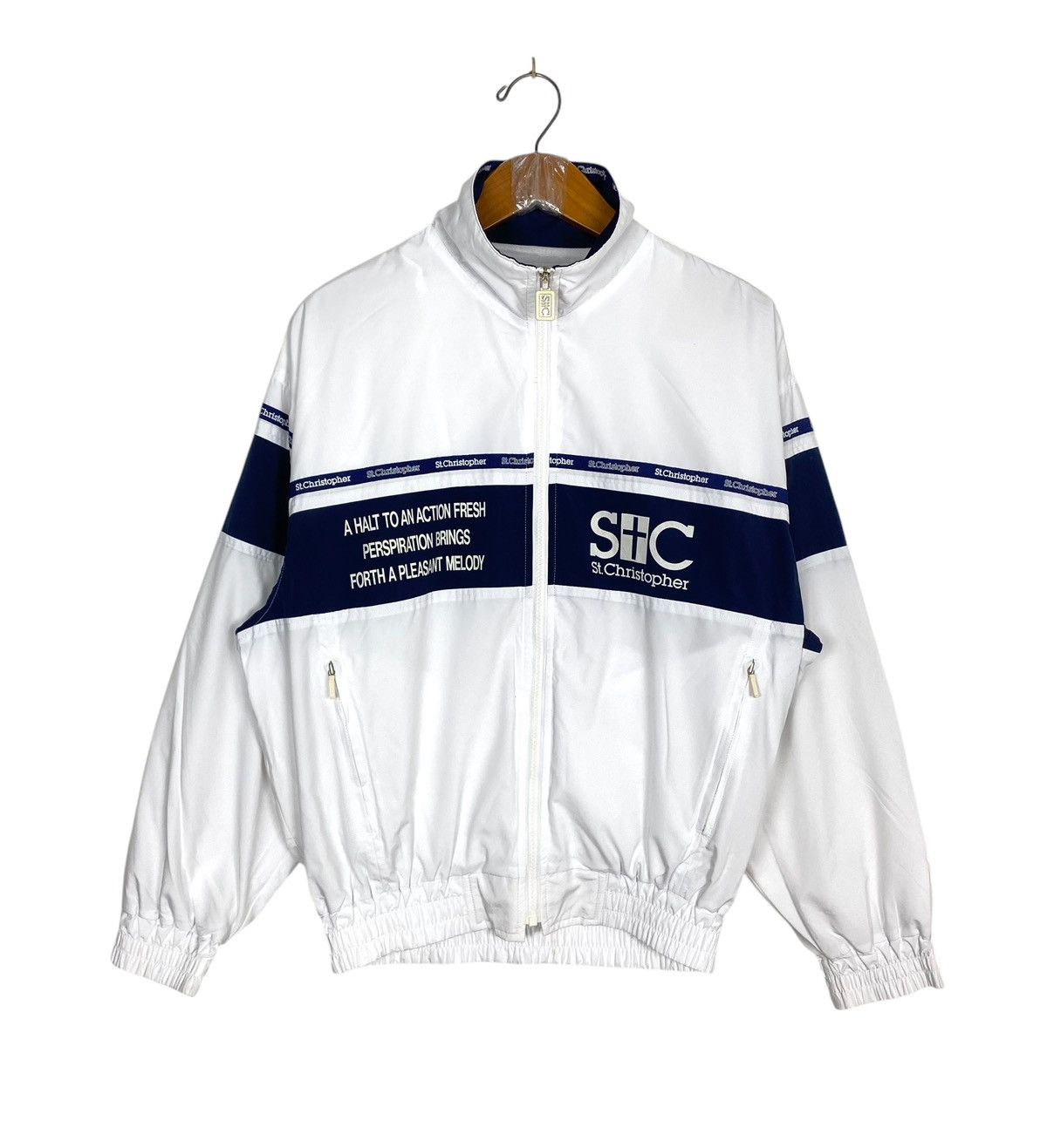 Japanese Brand Rare‼️ St Christopher Bomber Jacket Made in Japan Size US S / EU 44-46 / 1 - 1 Thumbnail