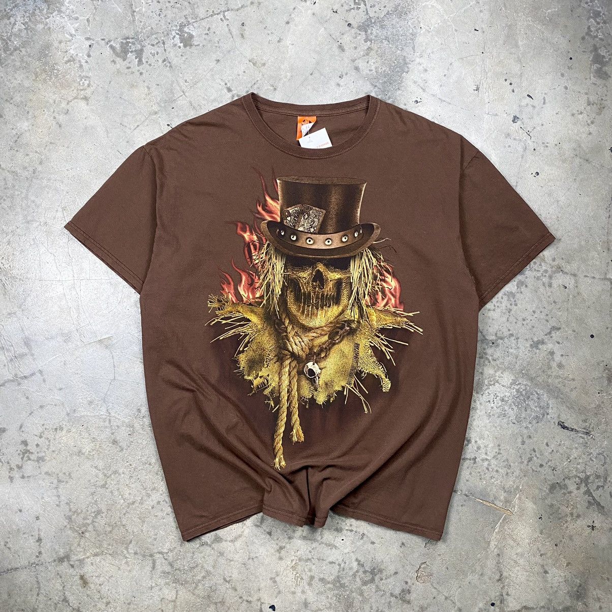 Other y2k Happy Halloween Skulls Photoprint Tee Size US XL / EU 56 / 4 - 1 Thumbnail