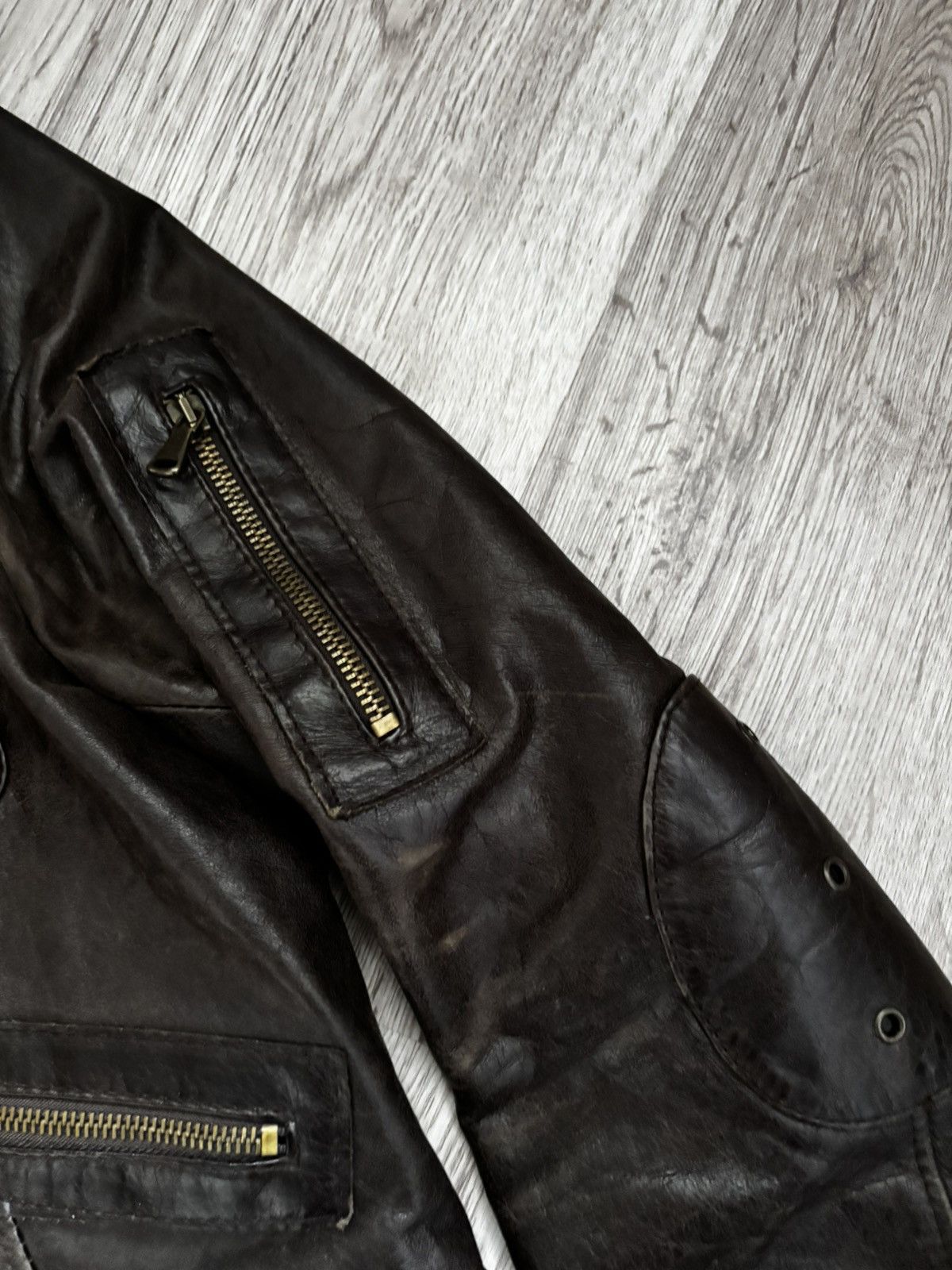 Other Emanuele Curci Women’s Leather Bomber Jacket Made in Italy Size XL / US 12-14 / IT 48-50 - 7 Thumbnail