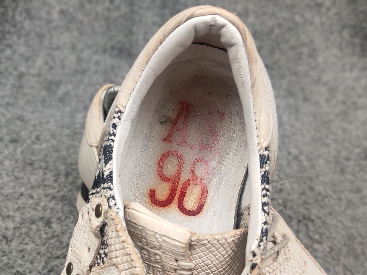 A.S.98 A.S.98 Design Sand leather Logo classic Sneakers Shoes Size US 8 / IT 38 - 20 Thumbnail