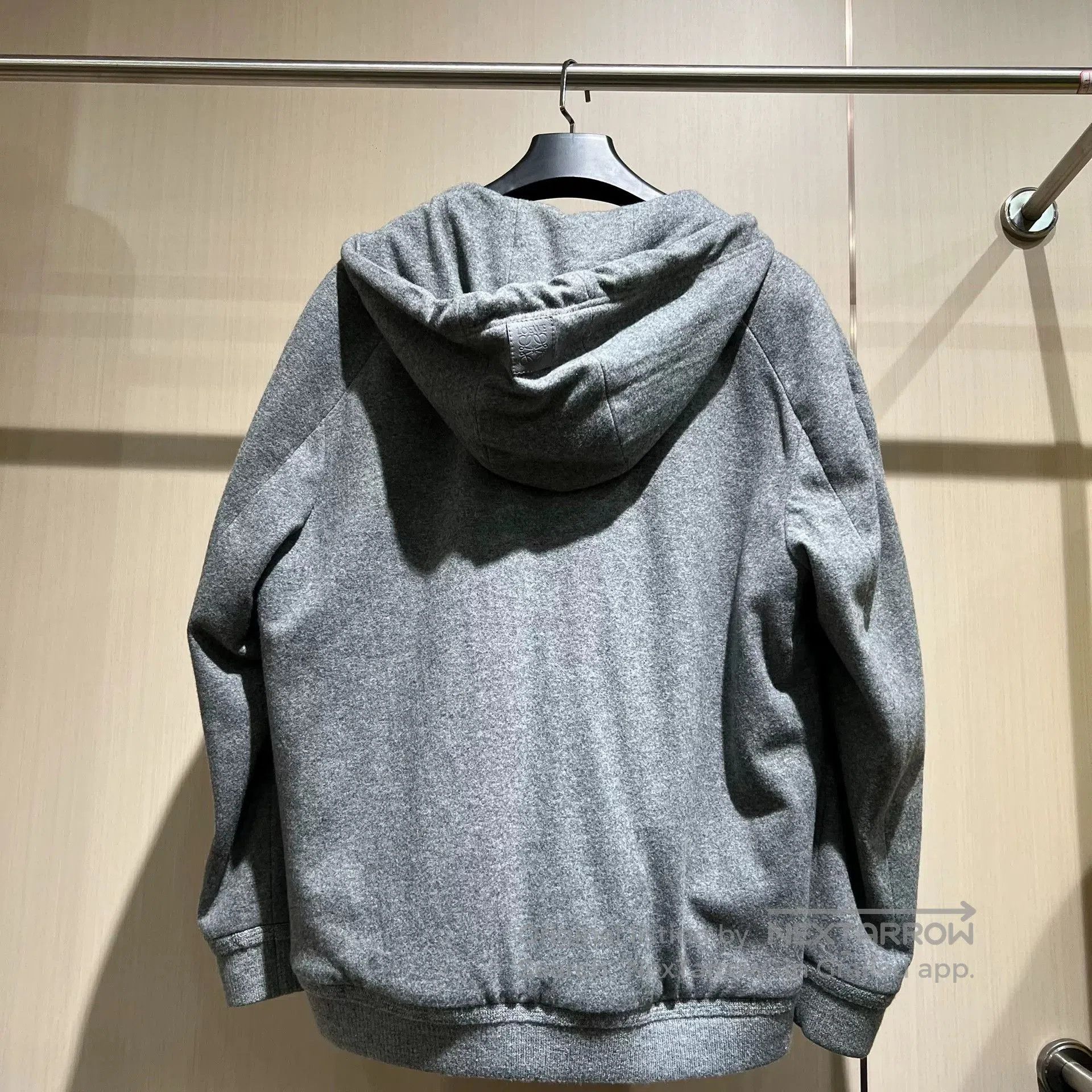 Loewe gray wool blend hooded jacket. Size US L / EU 52-54 / 3 - 4 Thumbnail