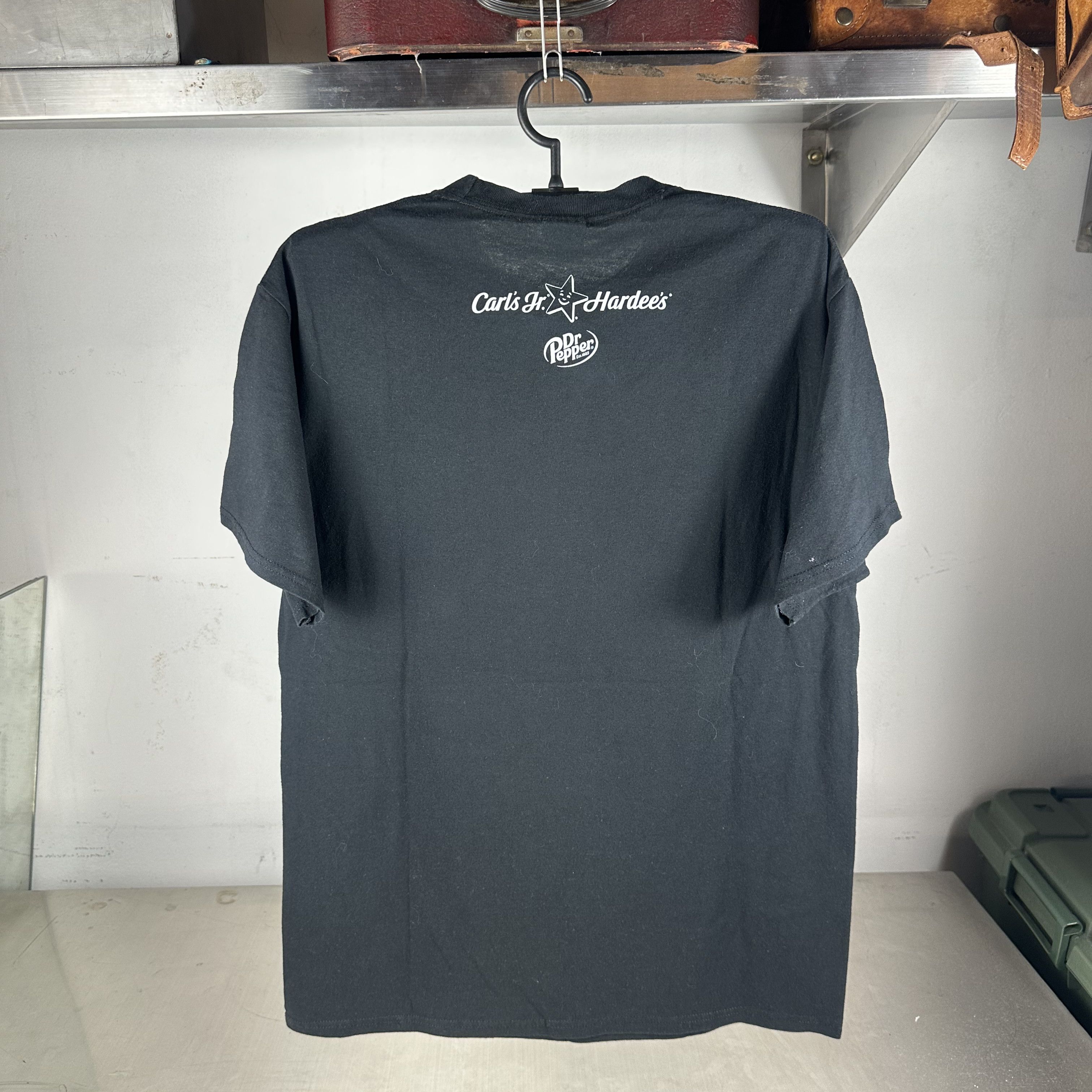 Vintage 2000s Adult Swim Carls Jr Hardees Aqua Teen Space Ghost Tee Size US L / EU 52-54 / 3 - 3 Thumbnail