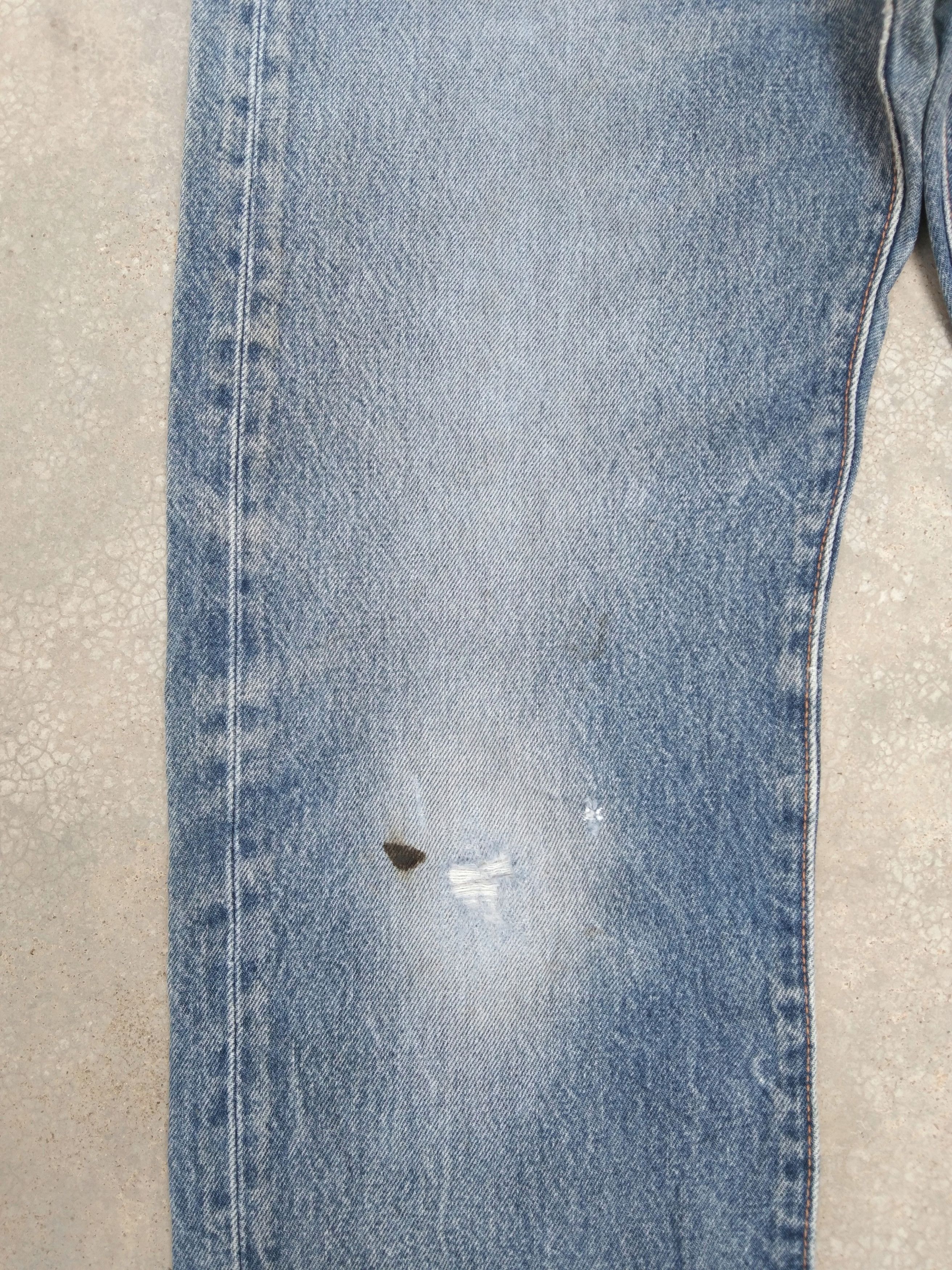 Levi's × Vintage Vintage Levis 501 Distressed Jeans 34x36 Size US 34 / EU 50 - 5 Thumbnail