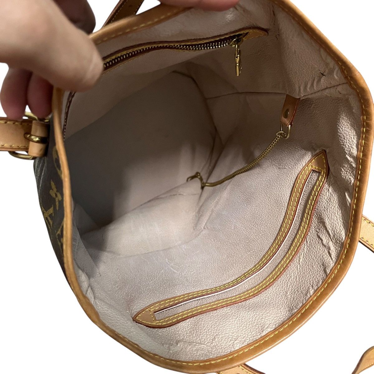 Louis Vuitton Aut. Louis Vuitton Tote Bag Bucket GM Monogram Canvas Trimm Size ONE SIZE - 3 Thumbnail