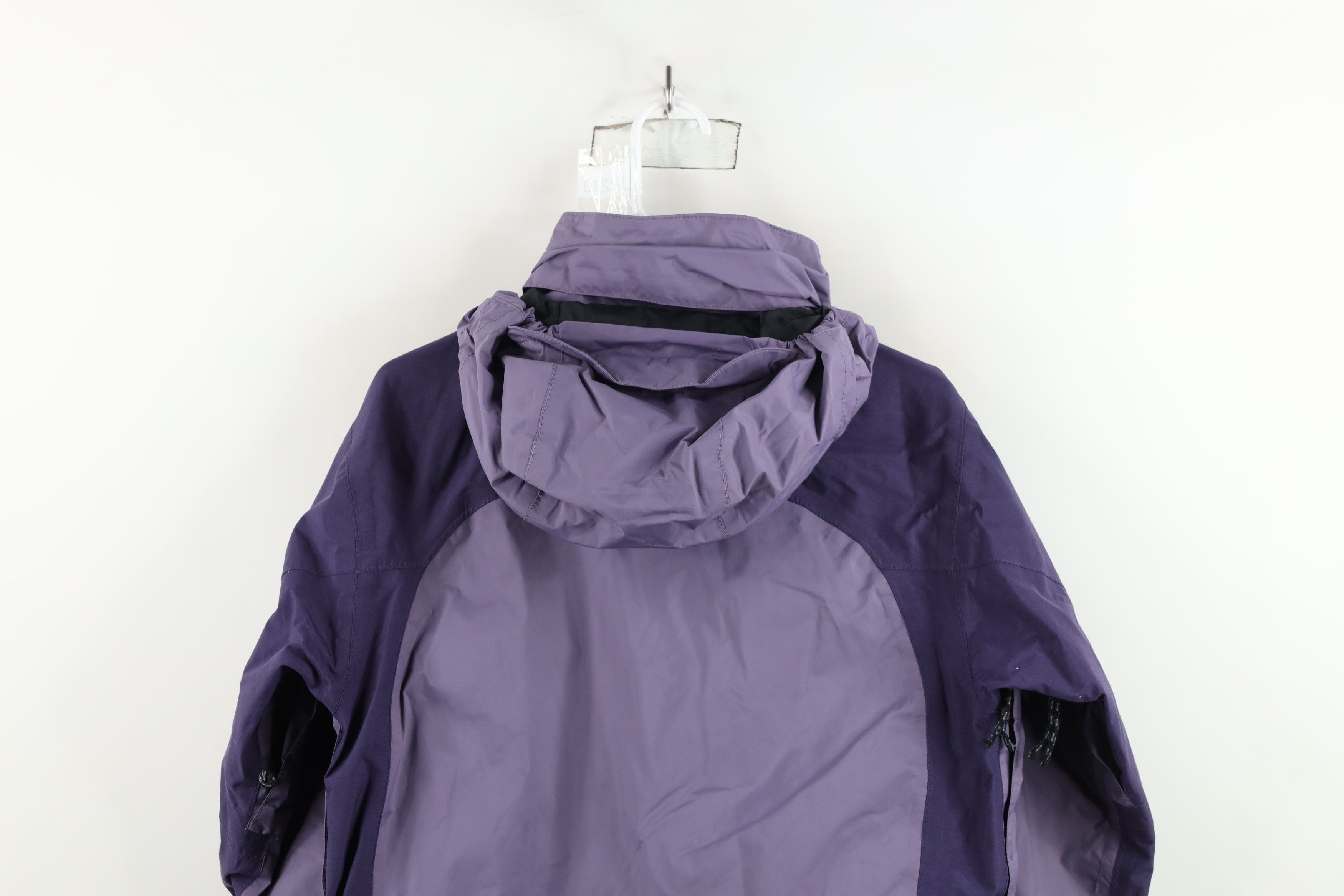 The North Face × Vintage Vintage 90s The North Face Goretex Hooded Jacket Purple Size S / US 4 / IT 40 - 16 Thumbnail