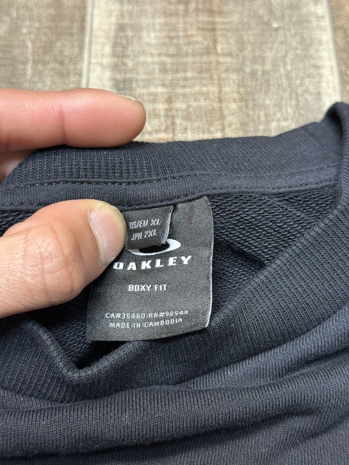 Oakley Black Oakley Sweater Transition Logo Boxy Fit Size US XL / EU 56 / 4 - 5 Thumbnail