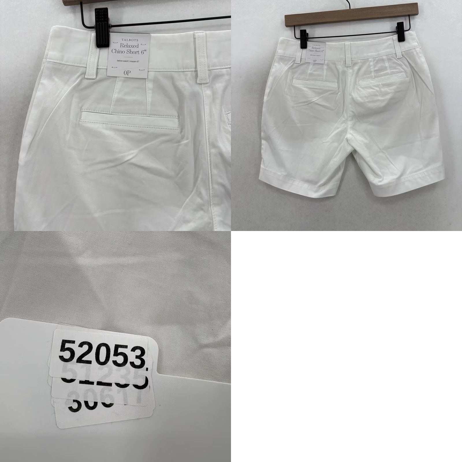Talbots Talbots Chino Short 6" Shorts Womens 0P White Twill Supersoft NWT Relaxed Petites Cotton Spandex Summer Casual Womens Size 25" / US 0 / IT 36 - 9 Thumbnail