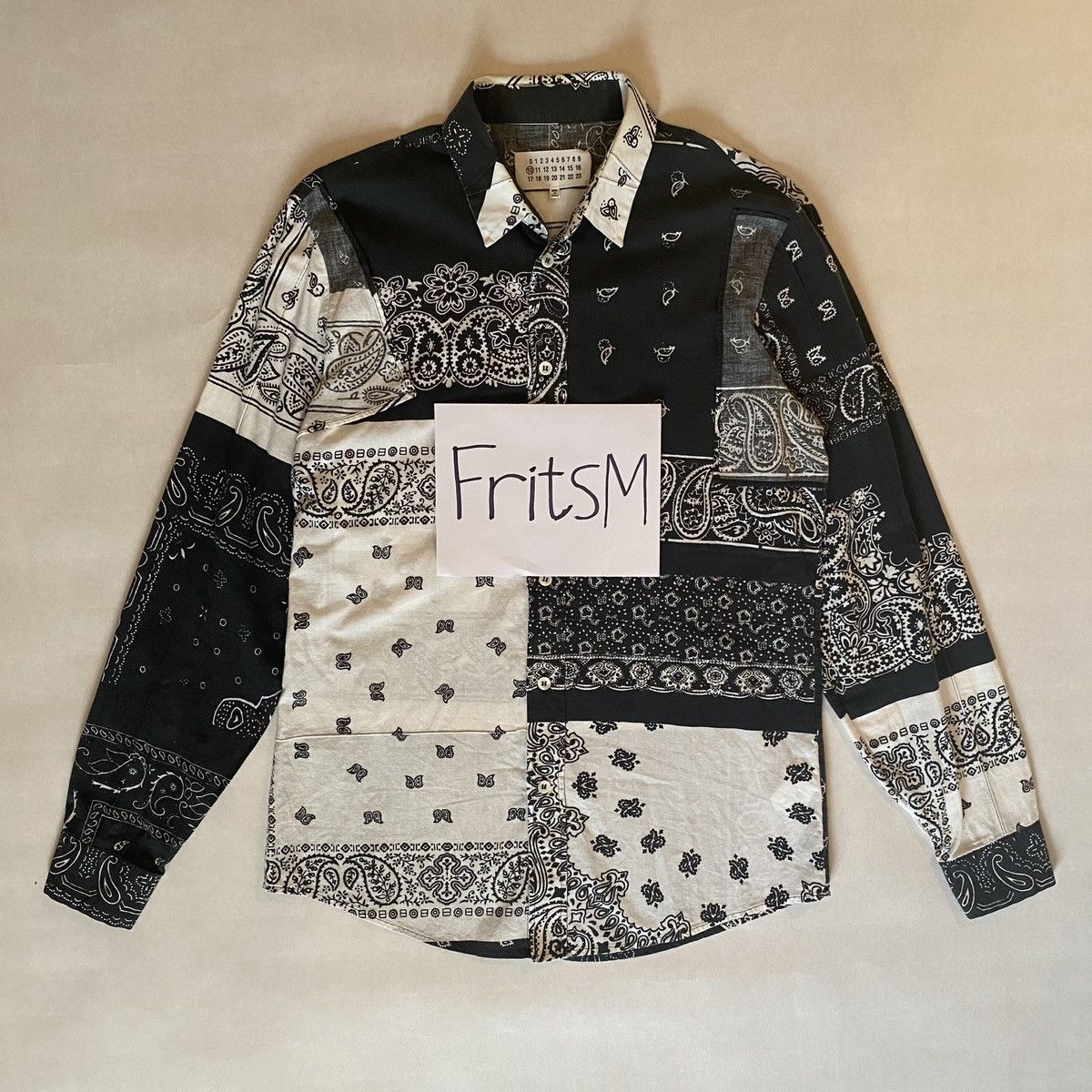 Maison Margiela Maison Martin Margiela Paisley Patchwork Layered Shirt, SS12 Size US S / EU 44-46 / 1 - 1 Thumbnail