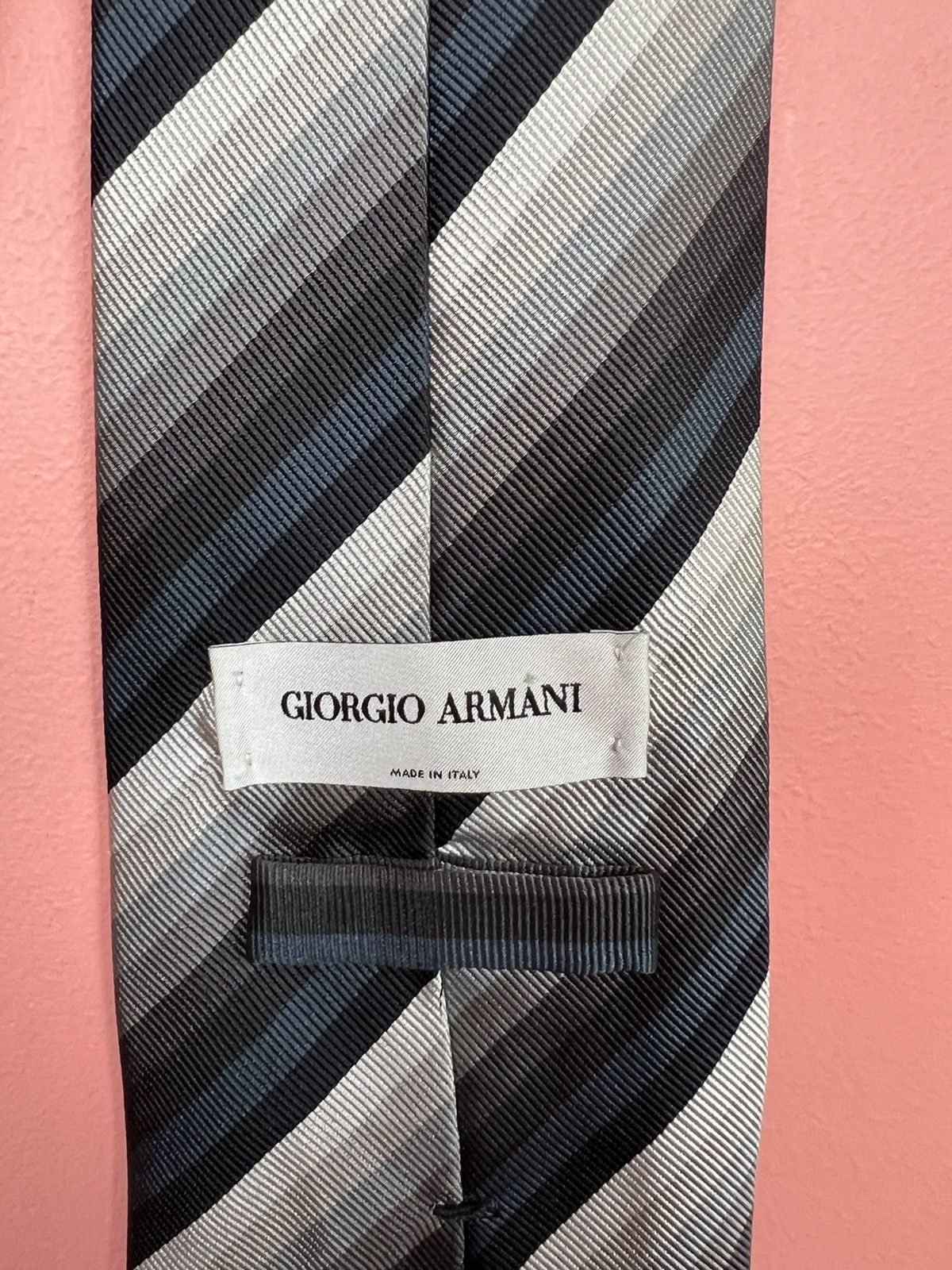 Giorgio Armani Giorgio Armani tie silk hype Italy Size ONE SIZE - 7 Thumbnail
