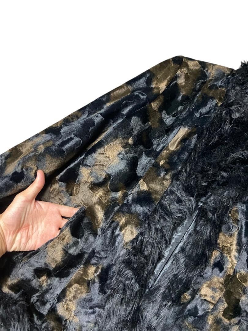 Japanese Brand Vintage PAECOBOO Faux Fur Jacket (137) Size US XXS / EU 40 - 4 Thumbnail