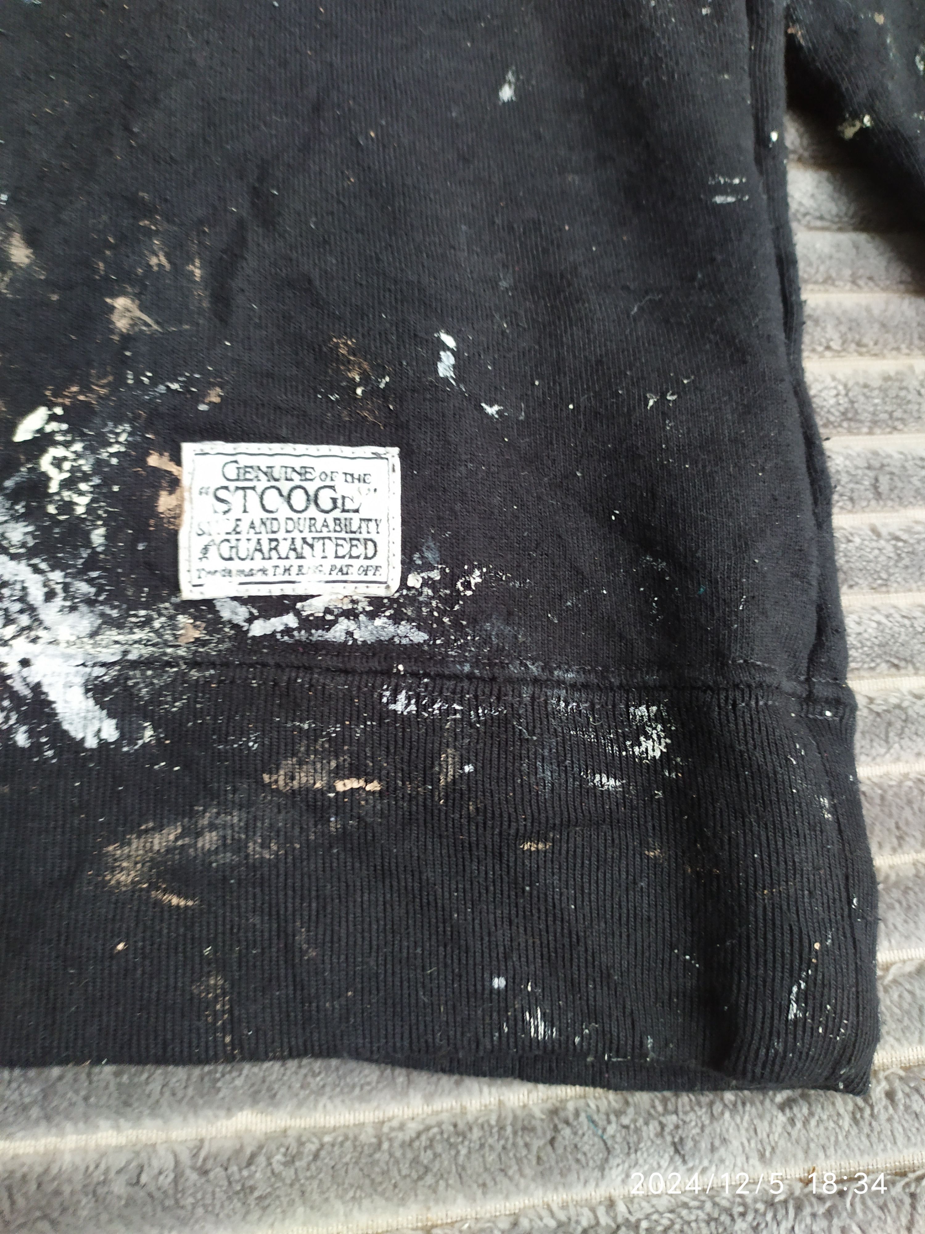 Japanese Brand Japanese Stooge&co Skull painted up zip up hoodie distressed Size US M / EU 48-50 / 2 - 6 Thumbnail