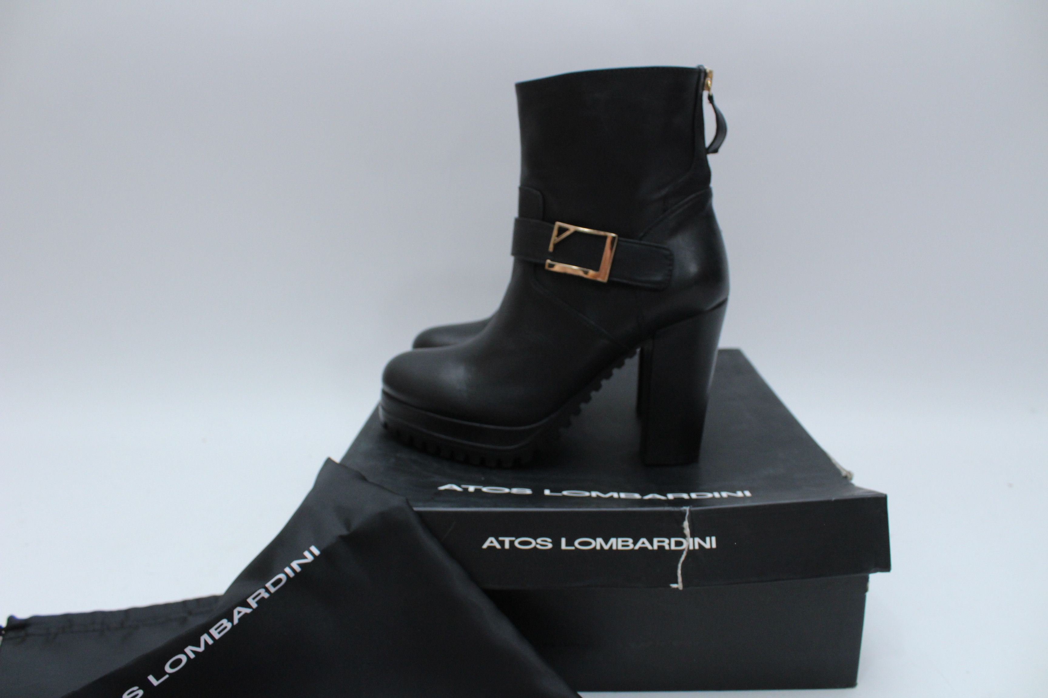 Leather Atos Lombardini Boots Leather Womens Size 37 New Hype Rare Size US 7 / IT 37 - 1 Thumbnail