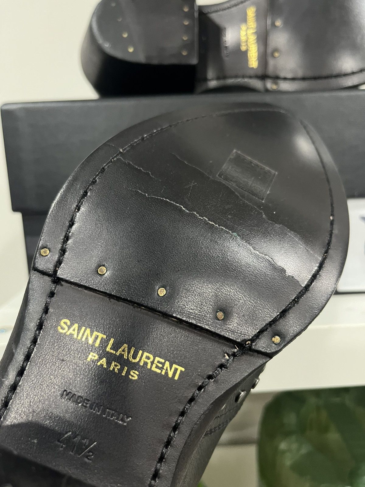 Saint Laurent Paris Studded Dakota Chelsea Boots 41.5 Size US 8.5 / EU 41-42 - 14 Thumbnail