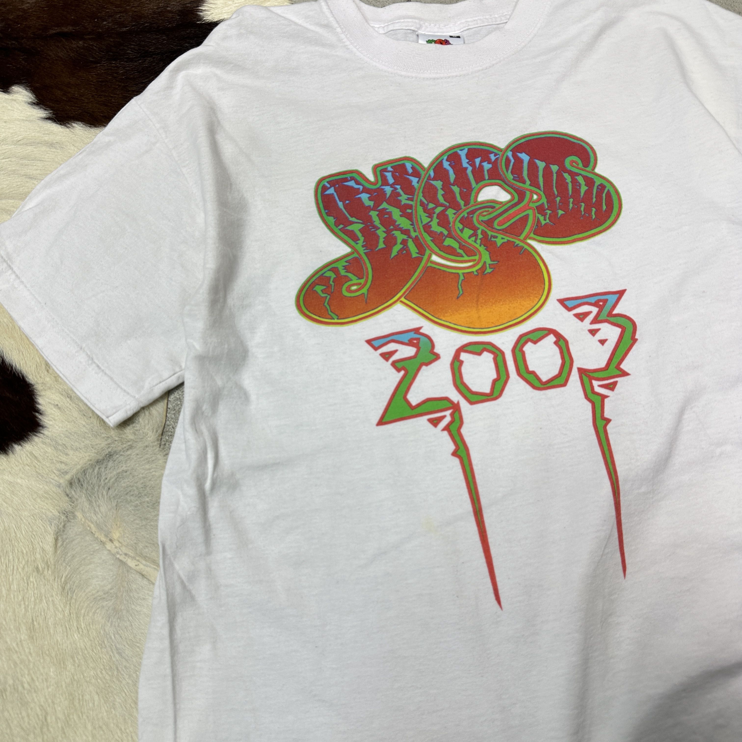 Vintage Vintage Skater Printed Yes 2003 Tour T-shirt Y2K Size US M / EU 48-50 / 2 - 3 Thumbnail