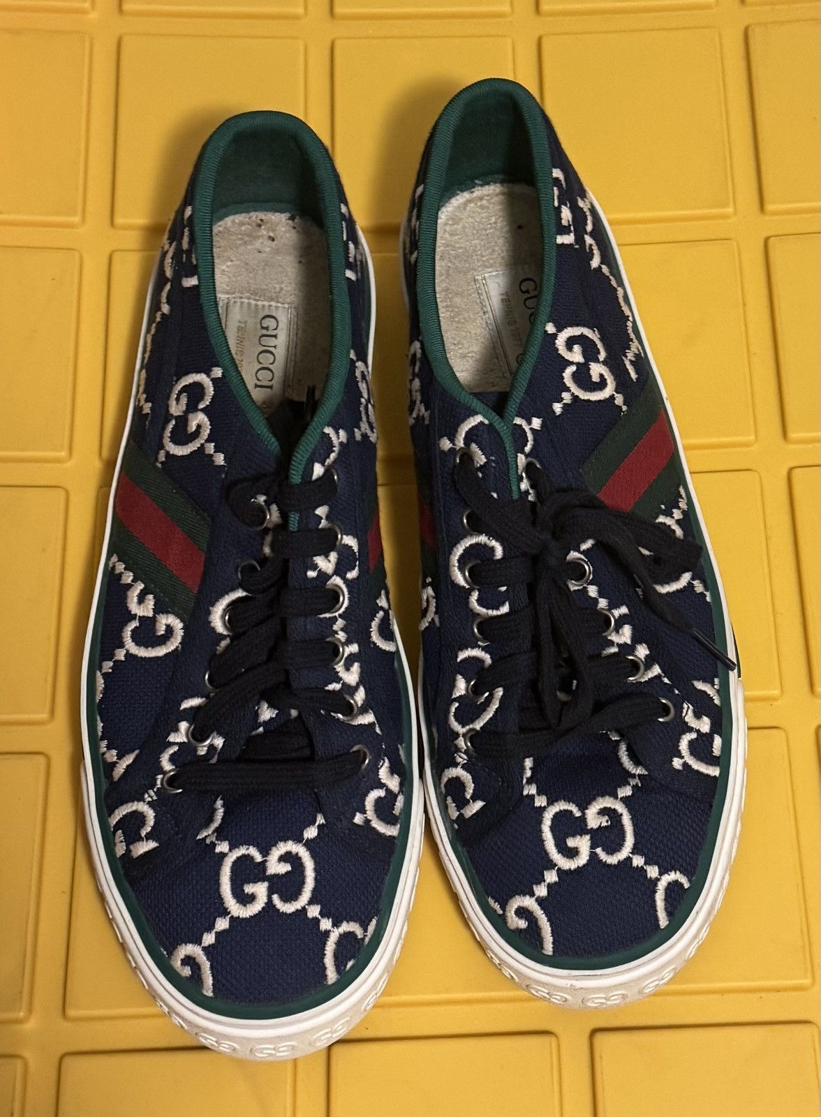 Gucci Gucci Tennis 1977 Navy Blue Size US 10 / EU 43 - 4 Thumbnail