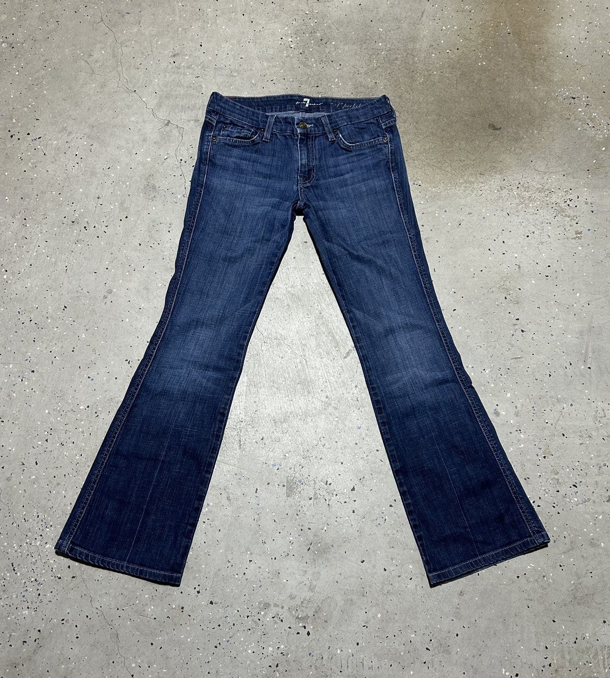 7 For All Mankind “A” Pocket 7 For All Mankind Bootcut Jeans, Women Sz 28 Size 28" / US 6 / IT 42 - 1 Thumbnail