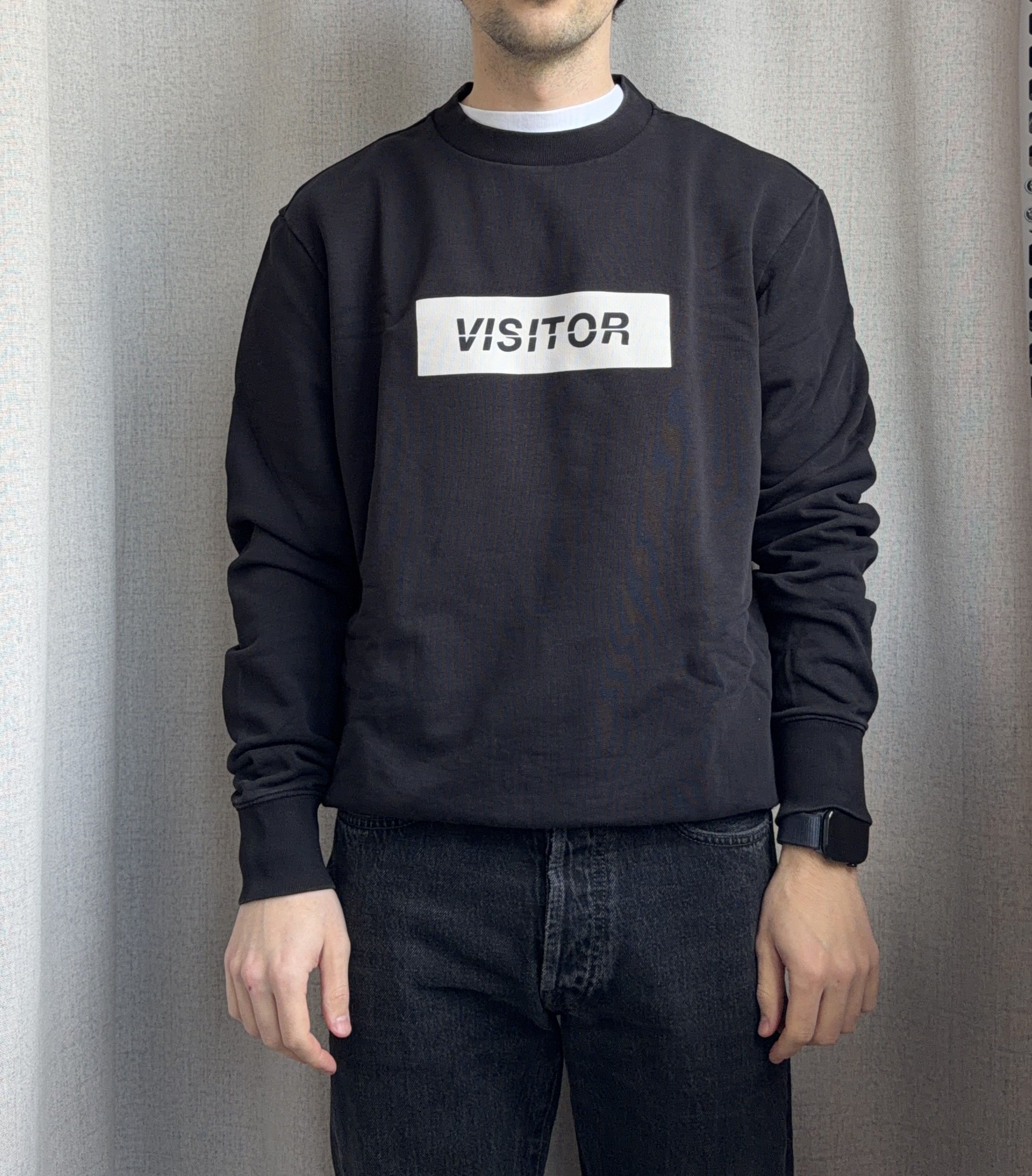 Grifoni Mauro Grifoni "Visitor" Graphic Crewneck Jumper Sweatshirt Size US M / EU 48-50 / 2 - 2 Thumbnail