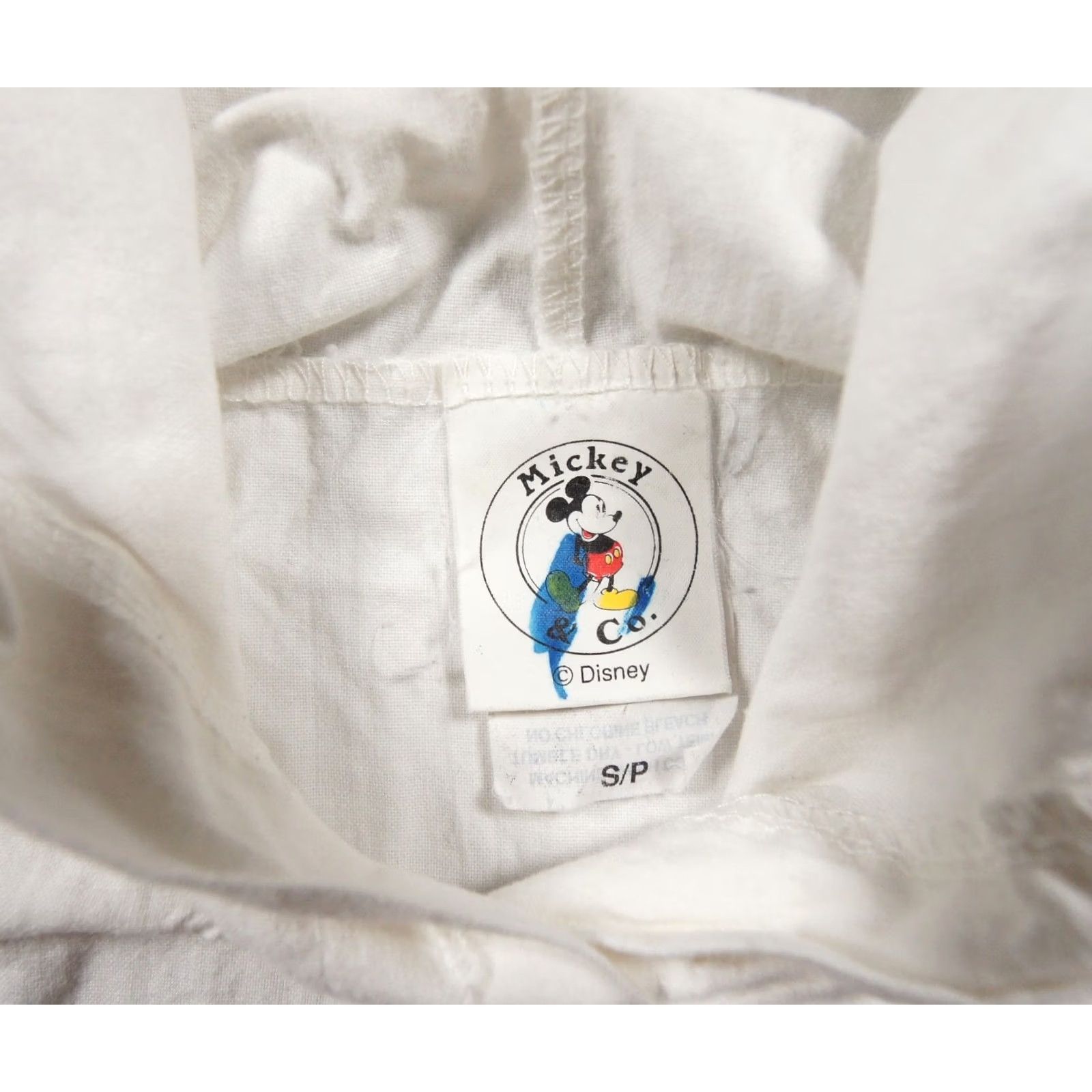 Mickey & Co. Vintage Mickey & Co. Sweater Mens S White Pullover 90s Crew Neck Logo Cotton Used Size US S / EU 44-46 / 1 - 7 Thumbnail
