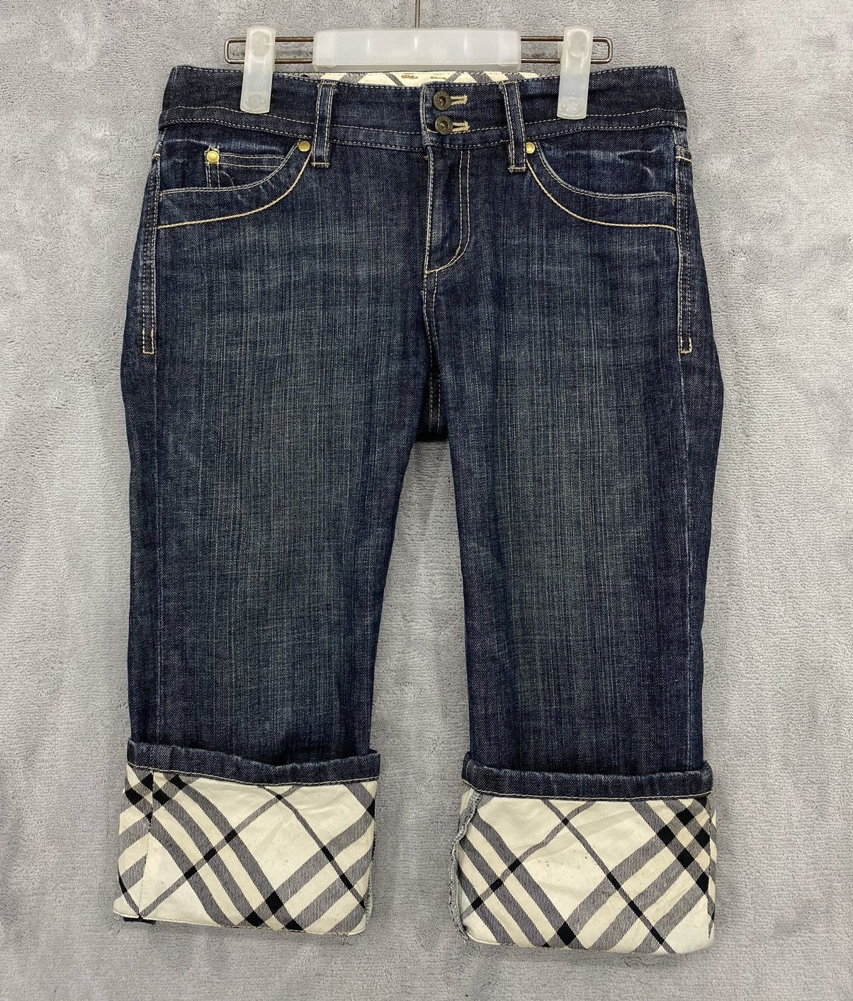 Burberry 🔥BURBERRY BLUE LABEL JEANS NOVACHECK Size 30" / US 8 / IT 44 - 1 Thumbnail