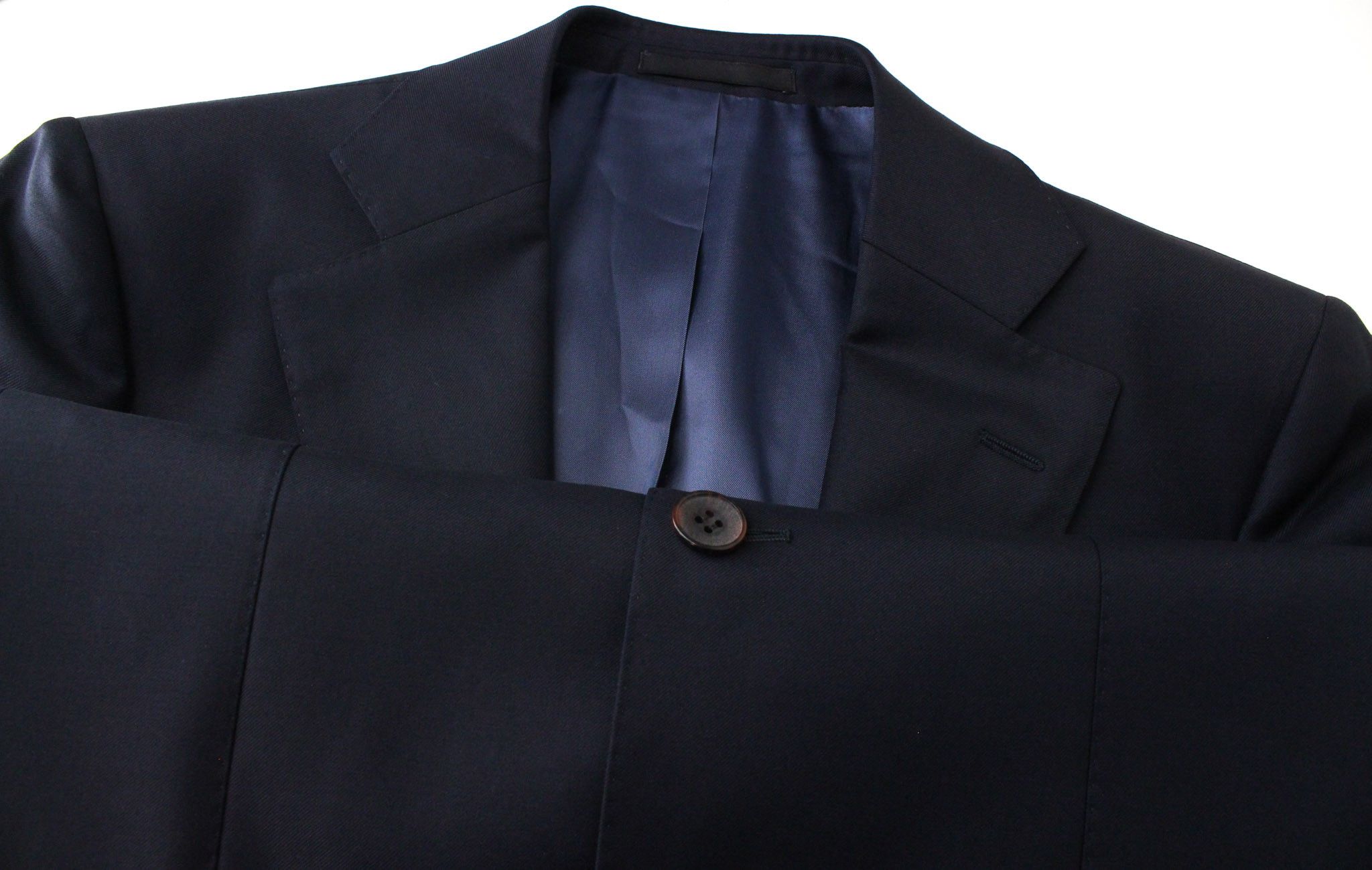 Suitsupply LAZIO BLUELINE UK36L Navy Wool 3 Piece Suit 67390 Size 36R - 11 Thumbnail