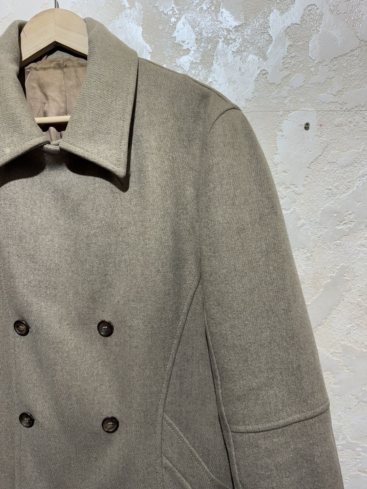 Alfred Dunhill Alfred Dunhill Men's Wool Coat Size XL Size US XL / EU 56 / 4 - 4 Thumbnail