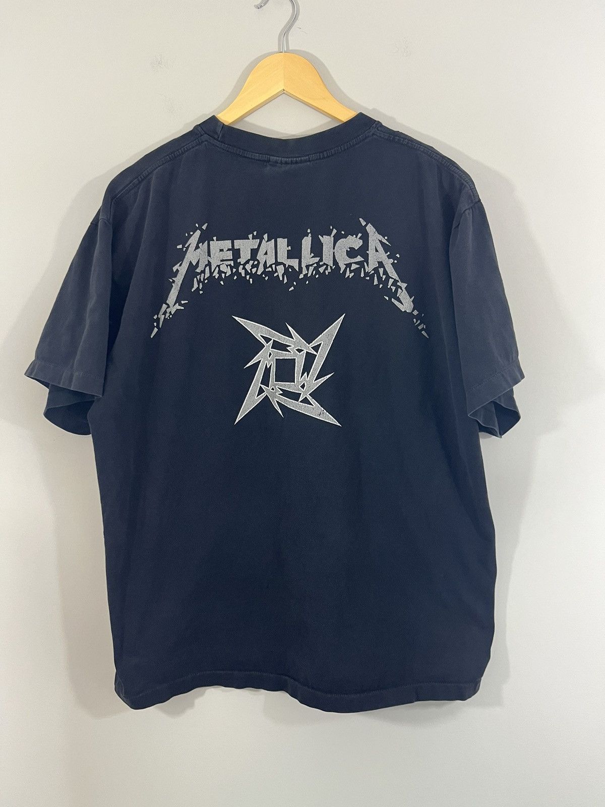 Band Tees METALLICA Single Stitch Oversized Faded Vintage Band Tee Size US XL / EU 56 / 4 - 4 Thumbnail