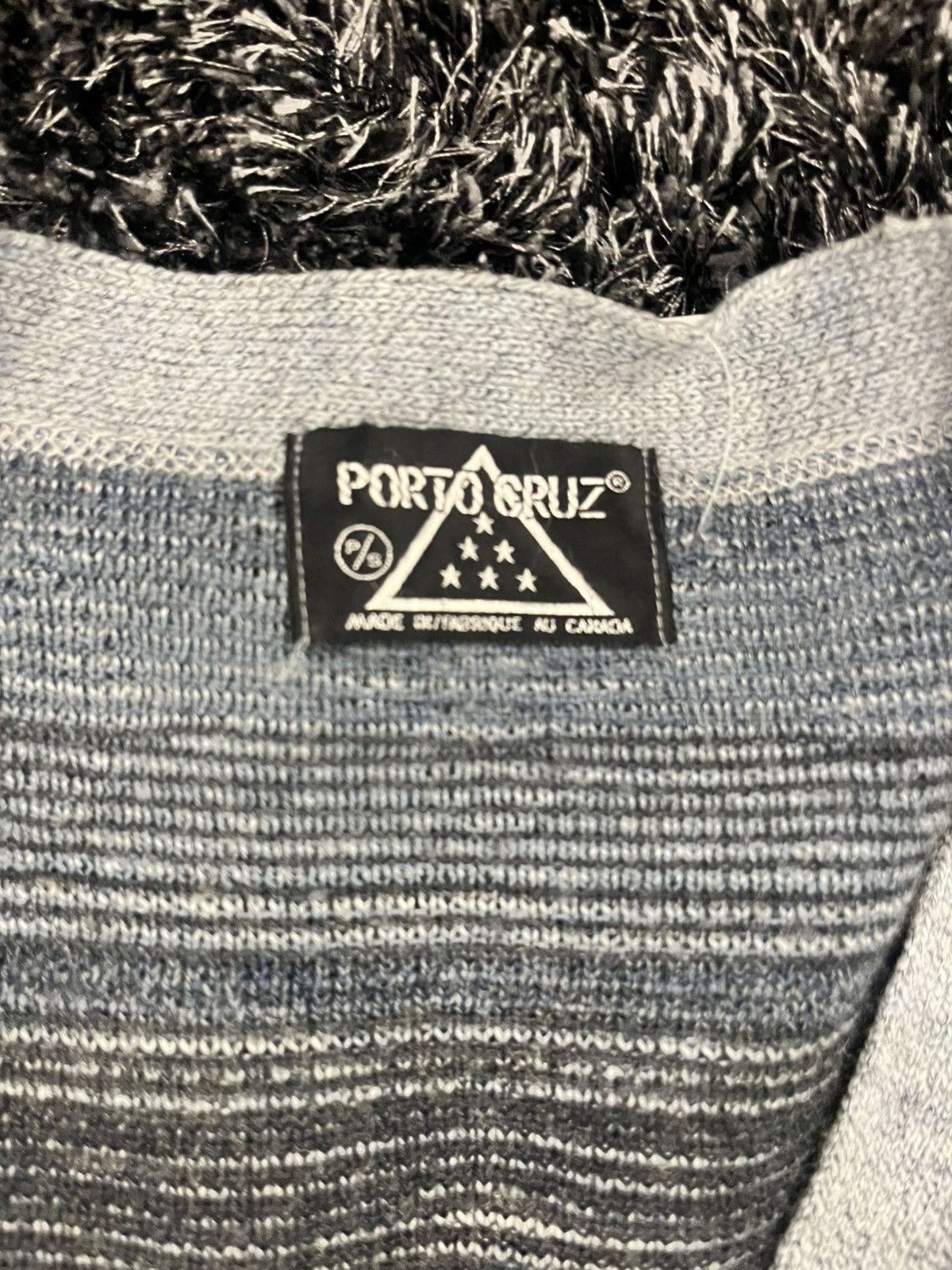 Vintage VINTAGE GREY PATERN CARDIGAN Size US L / EU 52-54 / 3 - 2 Thumbnail