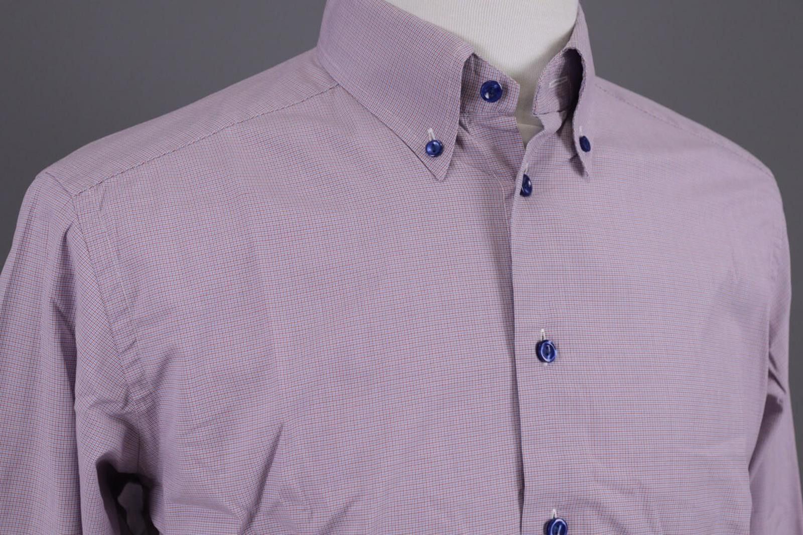 Eton Eton Contemporary Purple Brighton Printed Shirt 41 / 16 Size US M / EU 48-50 / 2 - 7 Thumbnail