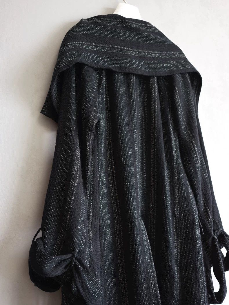 Yohji Yamamoto Yohji Yamamoto 24SS raglan sleeve knotted stripe coat 2504- Size US S / EU 44-46 / 1 - 7 Thumbnail