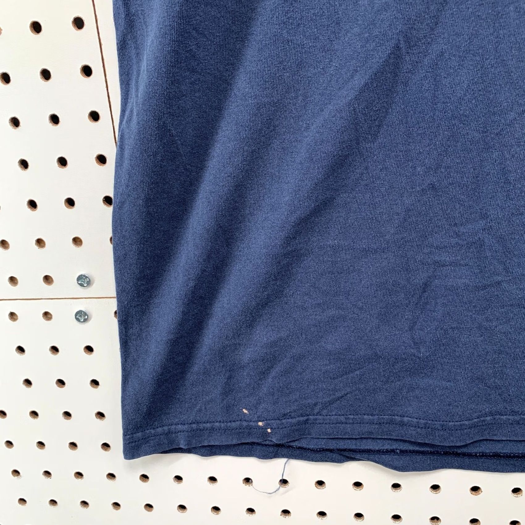 Nike VINTAGE Nike Shirt Navy Blue Embroidered Swoosh Adult Large 22.5x27 90s Shirt Mens Size US L / EU 52-54 / 3 - 7 Thumbnail