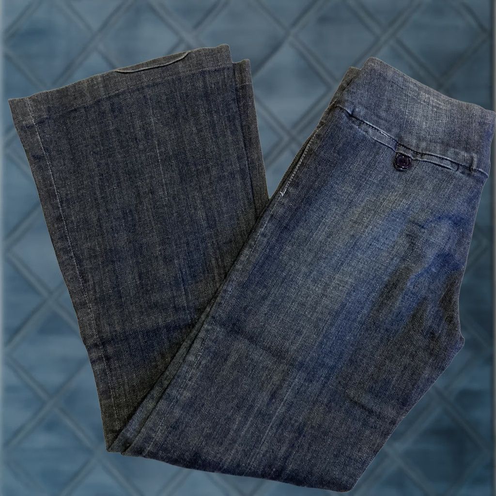 Vintage Shio Jeans Dark Wash Boot Cut Mid Rise Denim Cotton Blend 30x29 Women Pants Size 30 Jeans Size 30" / US 8 / IT 44 - 1 Thumbnail