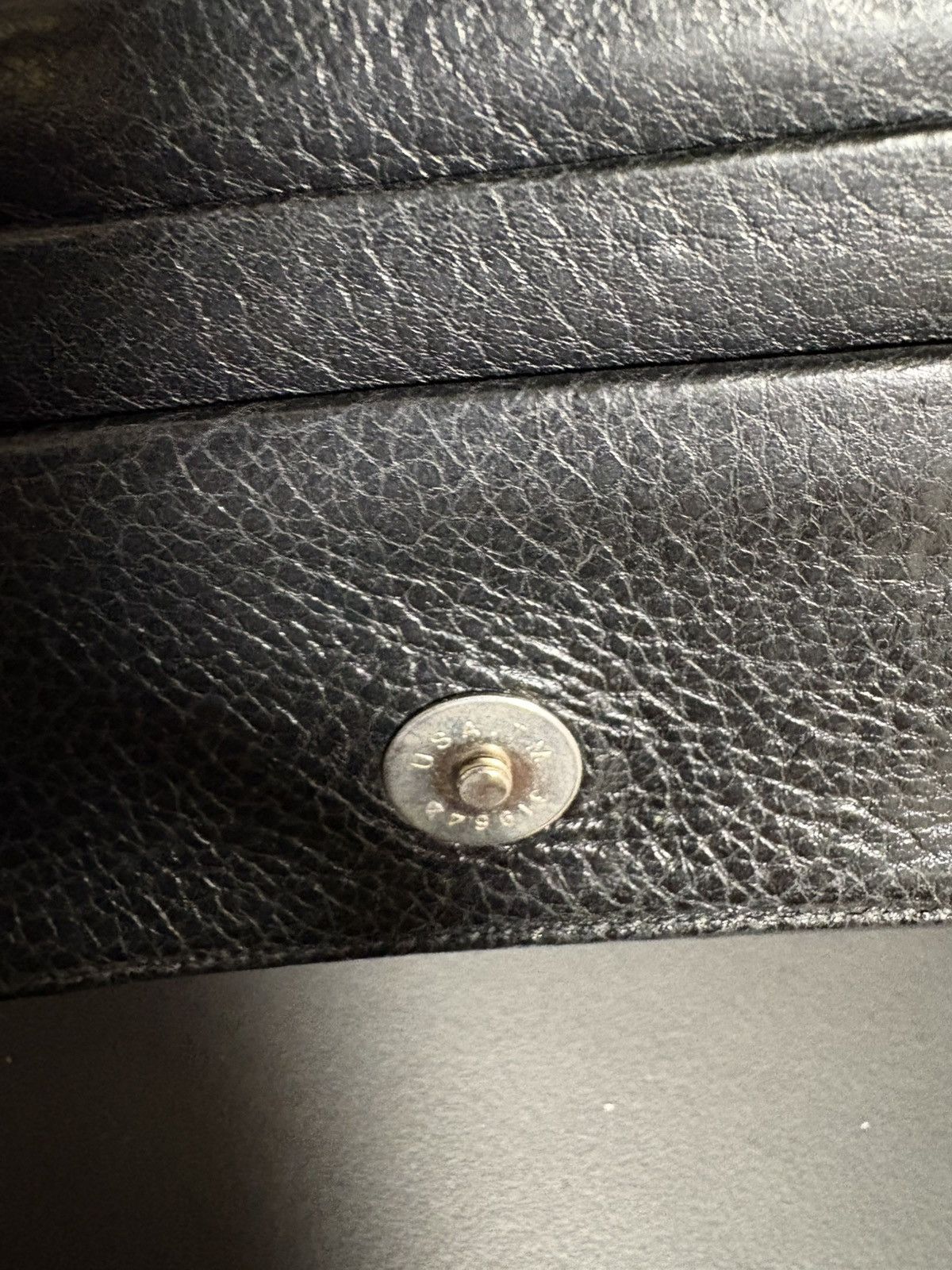 Chrome hearts sq zip wallet