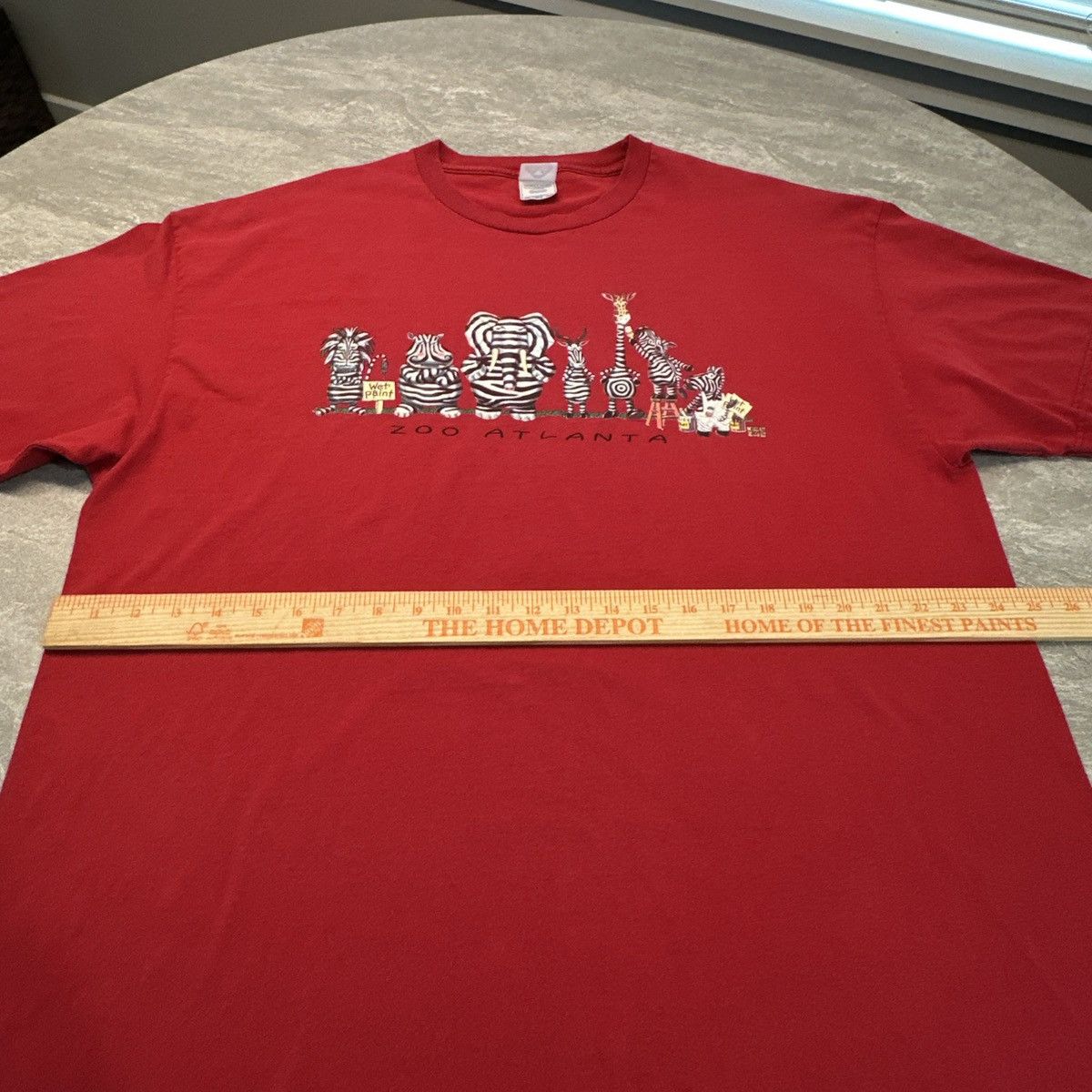 Alstyle × Vintage Vintage Y2K Zoo Atlanta Elephant Zebra Nature Animal Shirt Size US XXL / EU 58 / 5 - 5 Thumbnail
