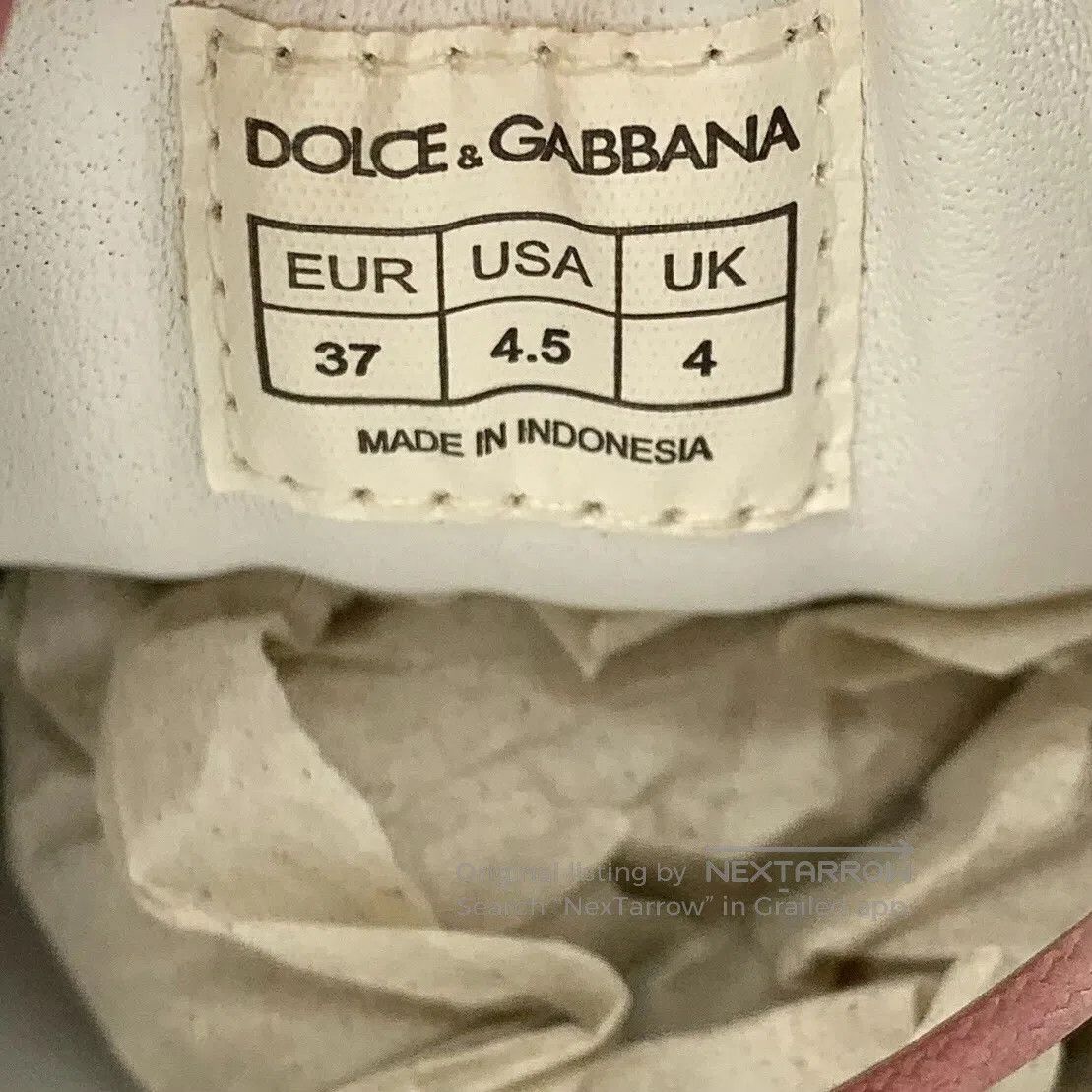 Dolce & Gabbana Dolce Gabbana Pink Leather Buckle Casual Flat Sneakers| Size US 5 / EU 37 - 7 Thumbnail