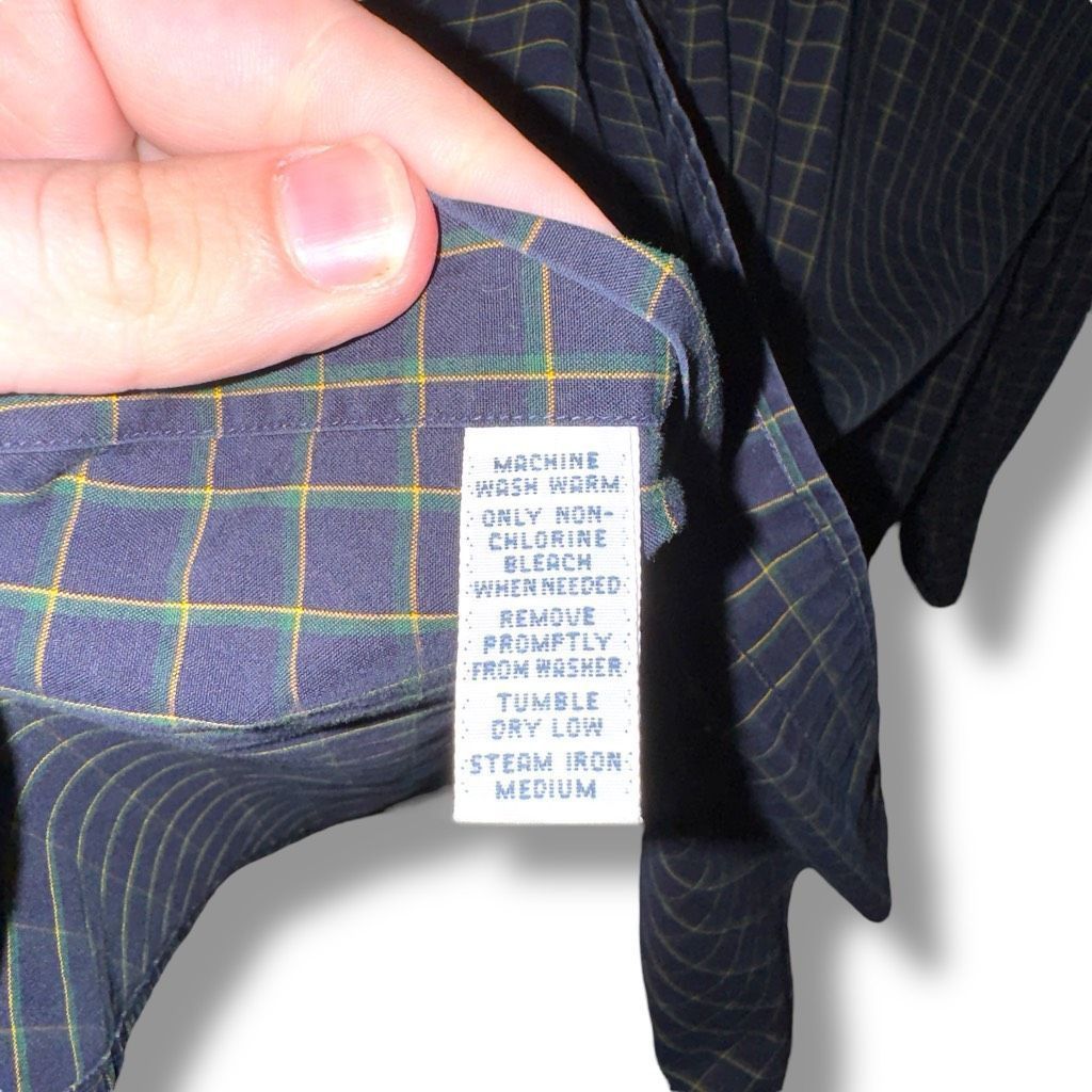 Polo Ralph Lauren Polo Ralph Lauren Navy & Green 2 Ply Oxford Button Down Shir Size US L / EU 52-54 / 3 - 6 Thumbnail