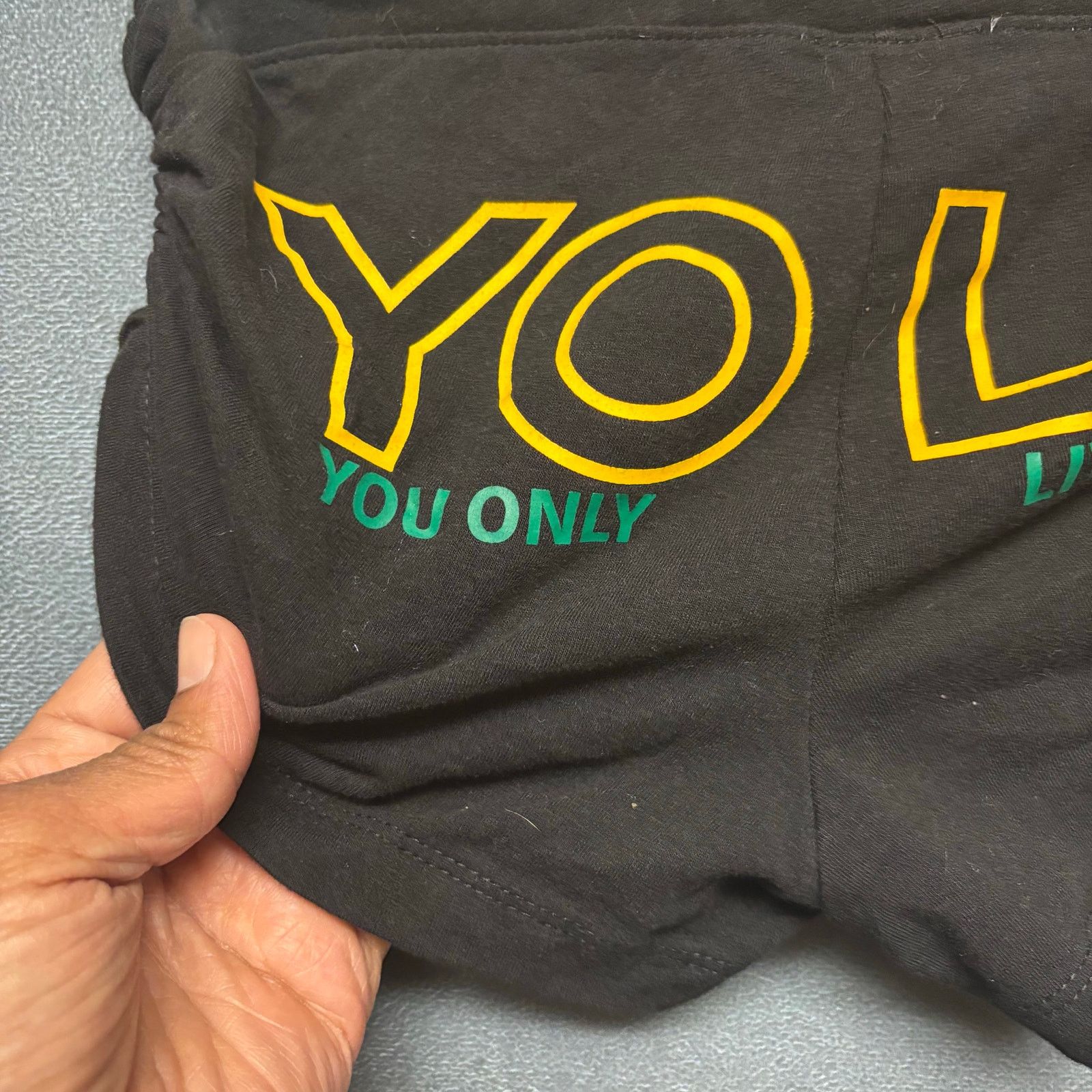 Other VTG YOLO Jamaican Shorts Island Tee Booty Hoochie Hot Pants Size 26" / US 2 / IT 38 - 7 Thumbnail