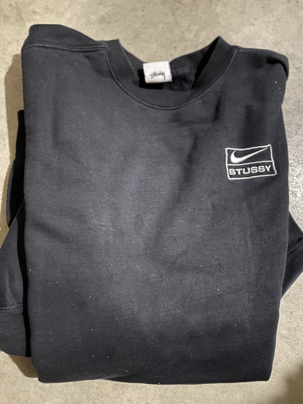 Nike × Stussy Black Stussy Nike Crewneck Size US S / EU 44-46 / 1 - 1 Thumbnail