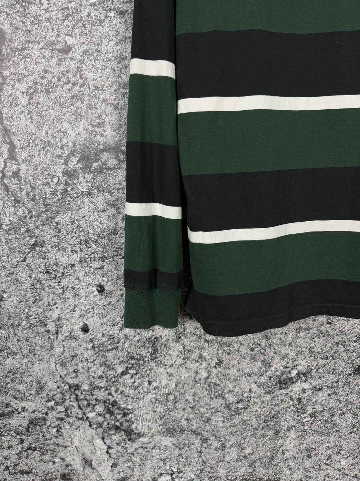Polo Ralph Lauren × Ralph Lauren × Vintage Mens Polo Ralph Lauren R.L.F.C 1923 Skulls Striped Hoodie Size US L / EU 52-54 / 3 - 12 Thumbnail