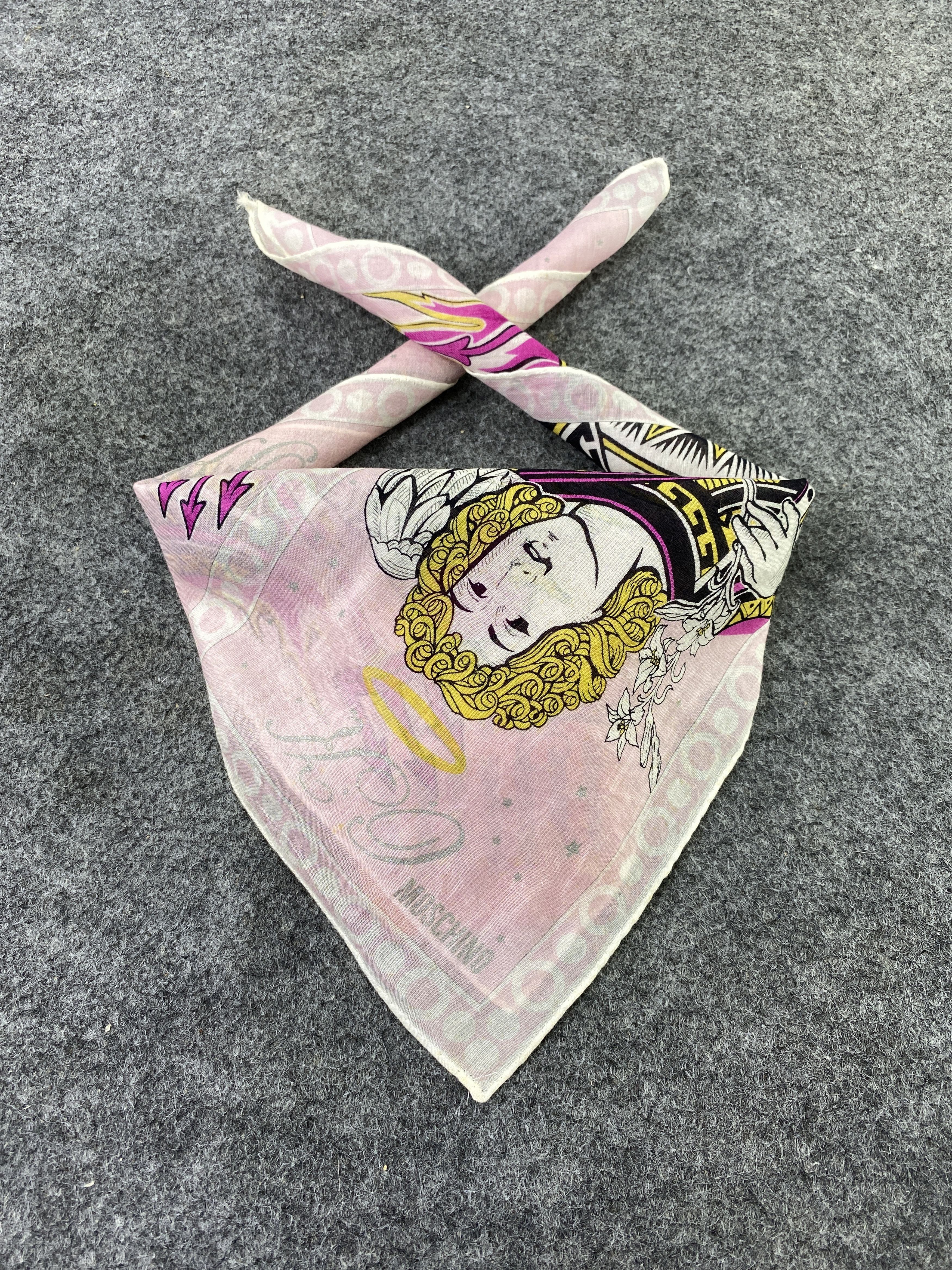 Moschino Vintage Moschino Handkerchief / Bandana / Neckerchief-B317 Size ONE SIZE - 2 Thumbnail