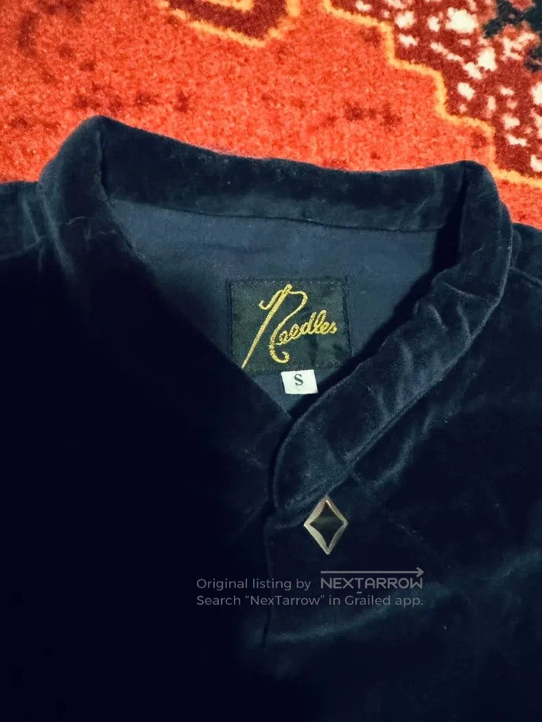 Needles Needles Velvet collarless shirt Size US S / EU 44-46 / 1 - 3 Thumbnail