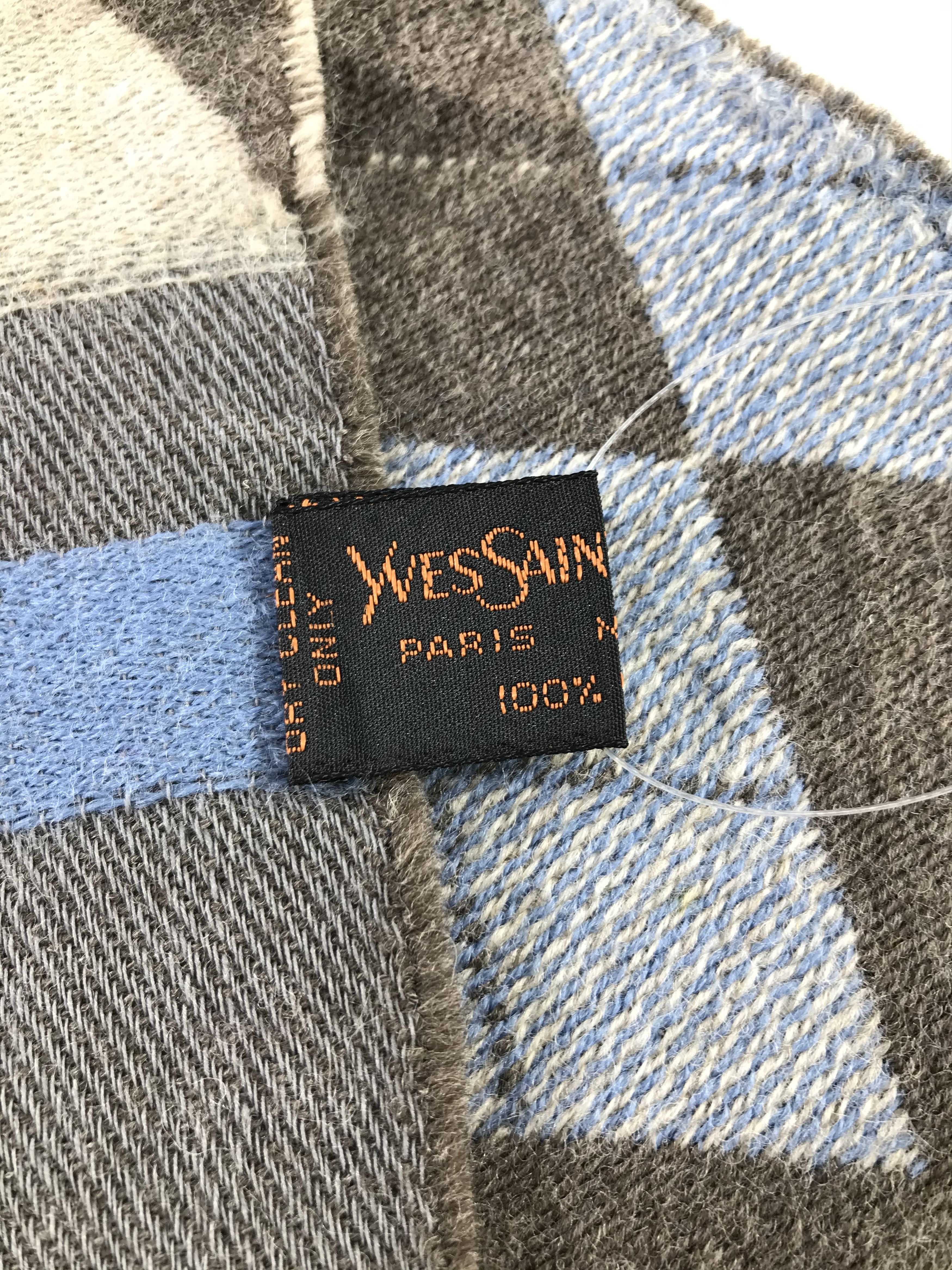 Vintage Yves Saint Laurent Scarf / Muffler / Neckwear - WW1973 Size ONE SIZE - 5 Thumbnail