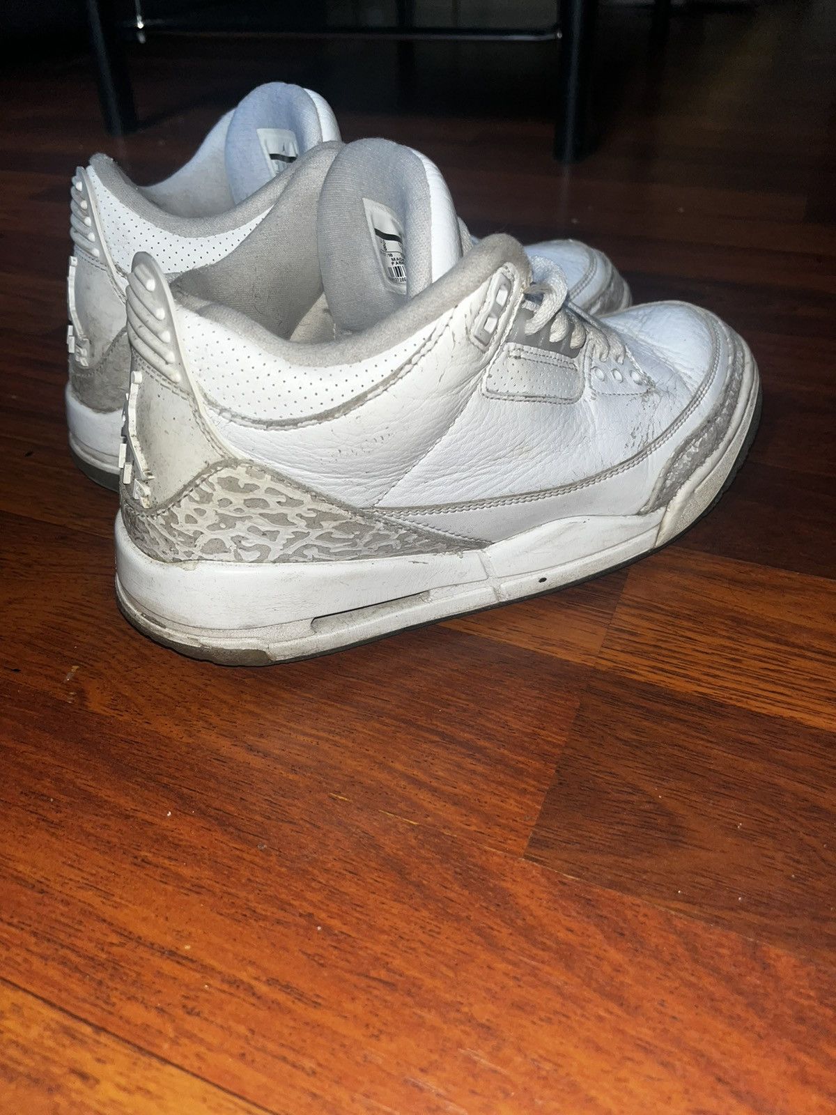 Jordan Brand Jordan 3 Pure White Size US 8 / EU 41 - 2 Thumbnail